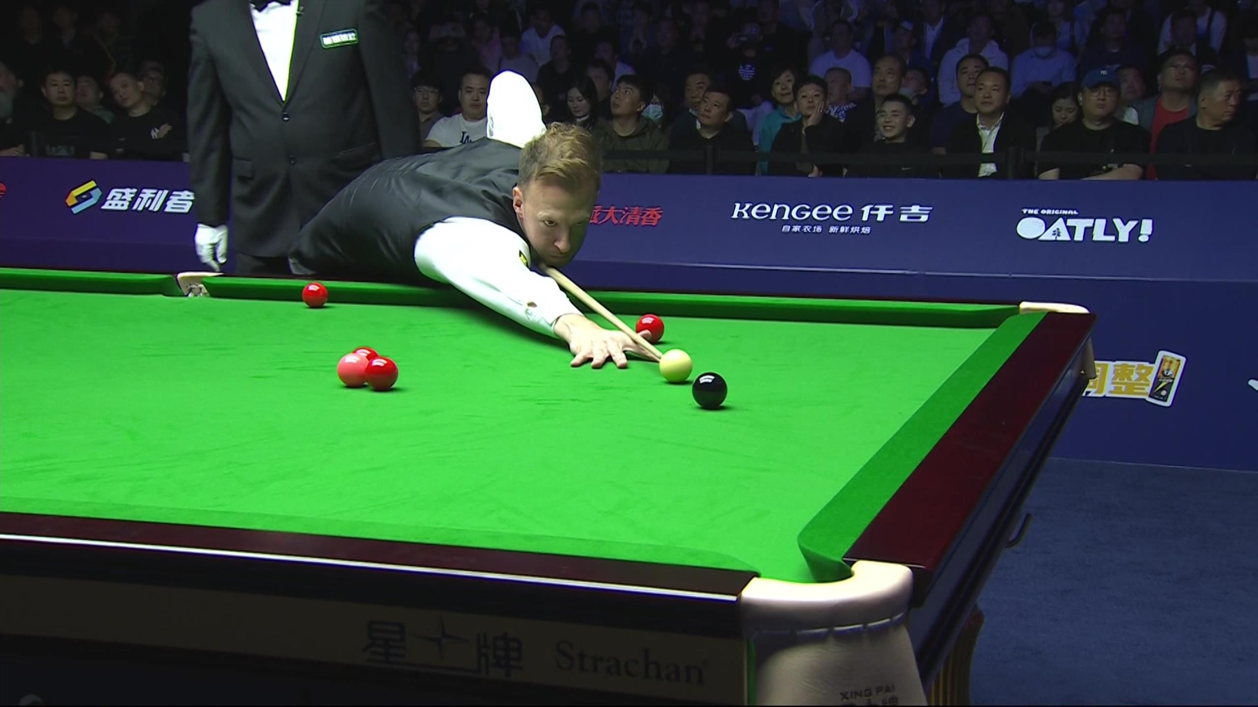 Trump wygrał finał Wuhan Open Snooker wideo Eurosport