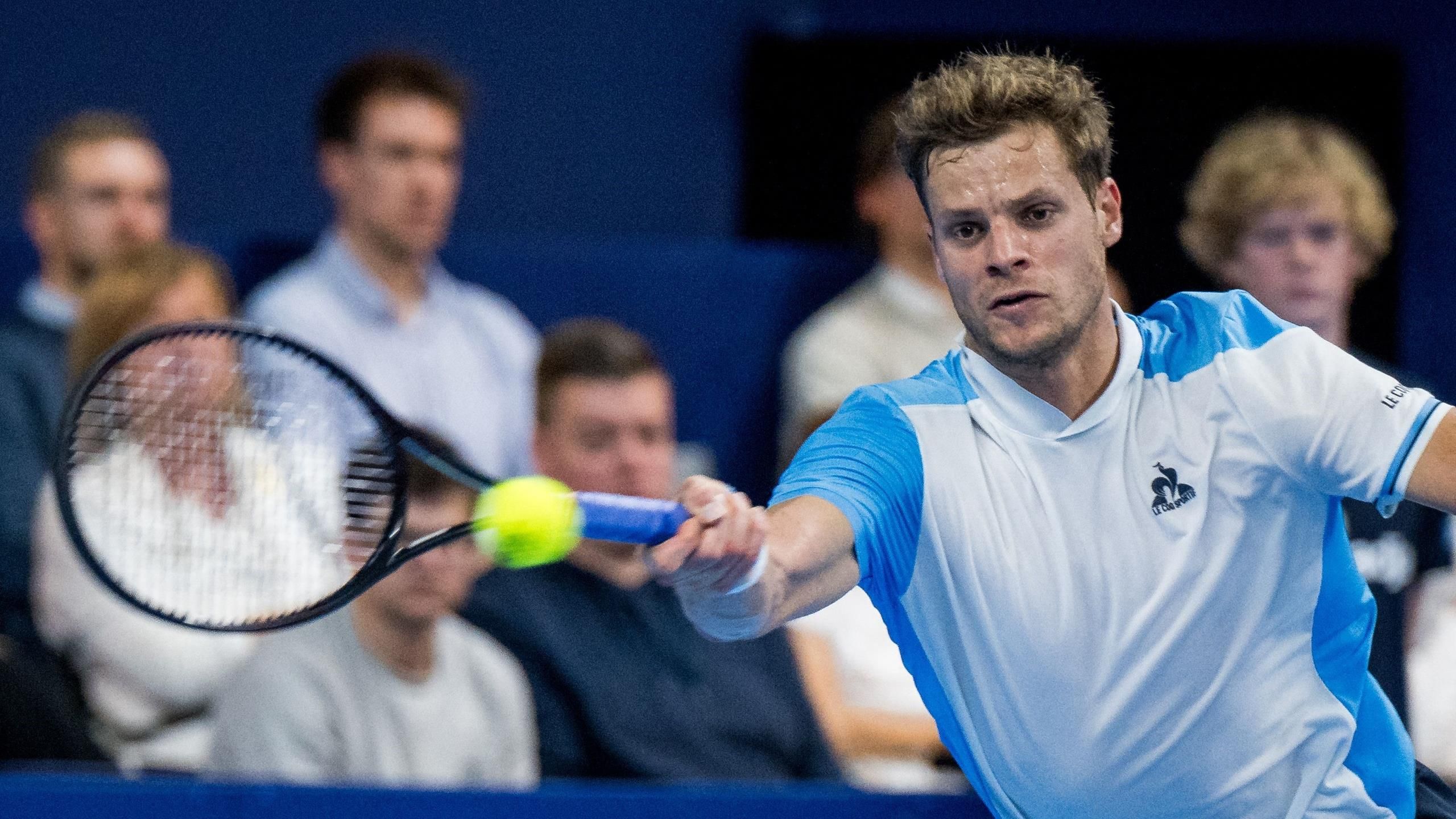 ATP Antwerpen Yannick Hanfmann nach Sieg geg Dominic Thiem im