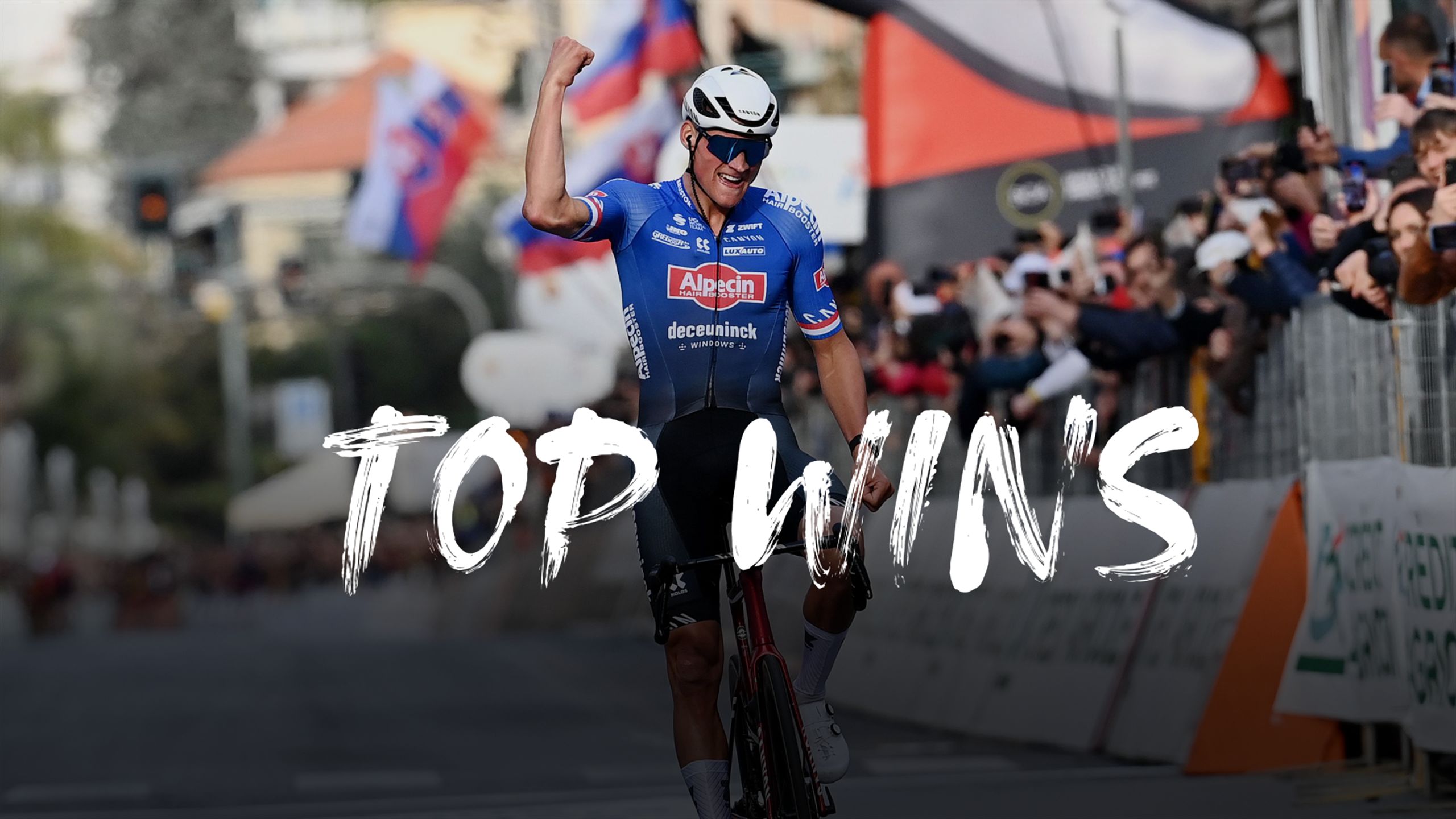 Wielrennen De vijf mooiste overwinningen van Mathieu van der Poel in 2023 in beeld Eurosport