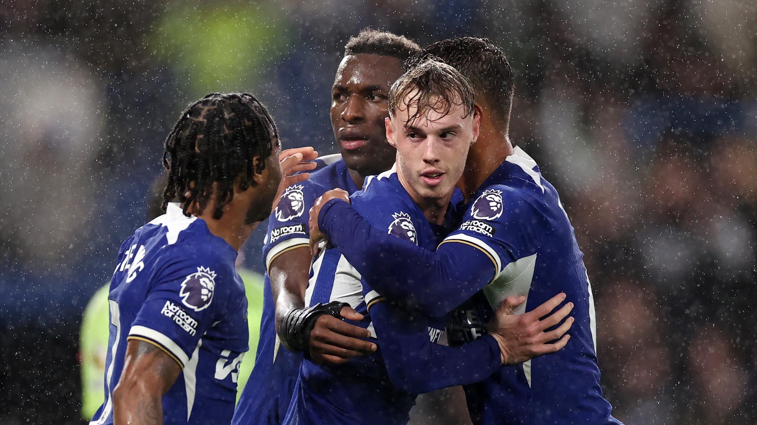 Chelsea 4 4 Manchester City Premier League Giants Share Spoils In