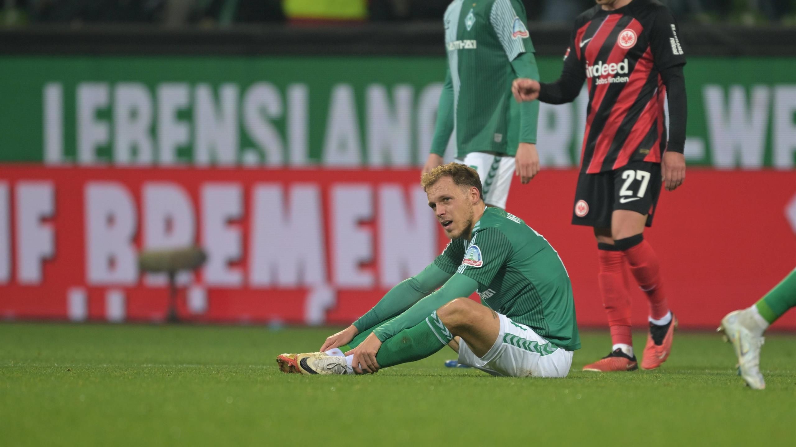 Bundesliga SV Werder Bremen verspielt Zwei-Tore-Führung gegen Eintracht Frankfurt