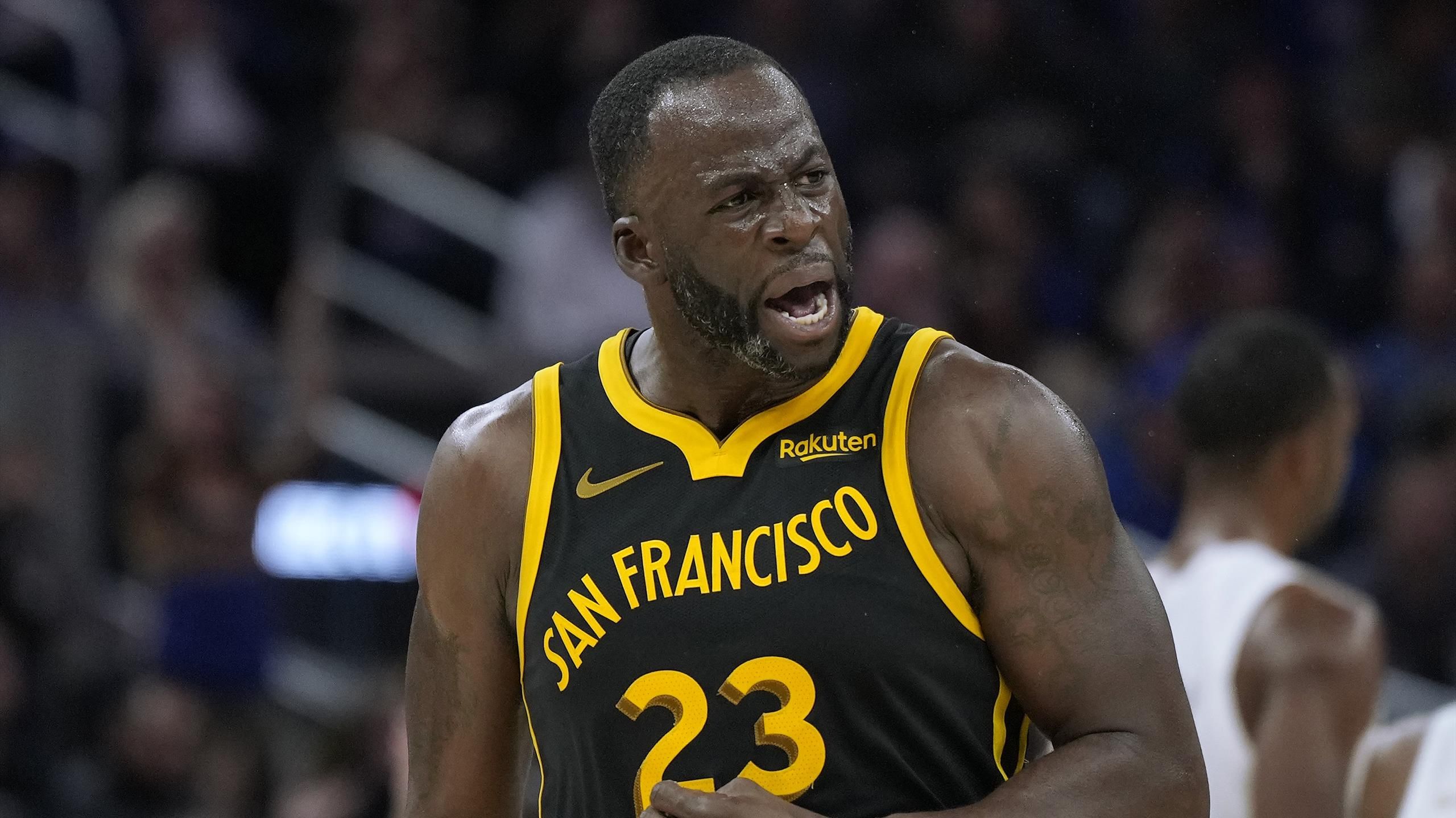 Warriors Timberwolves melee Draymond Green hit with five match