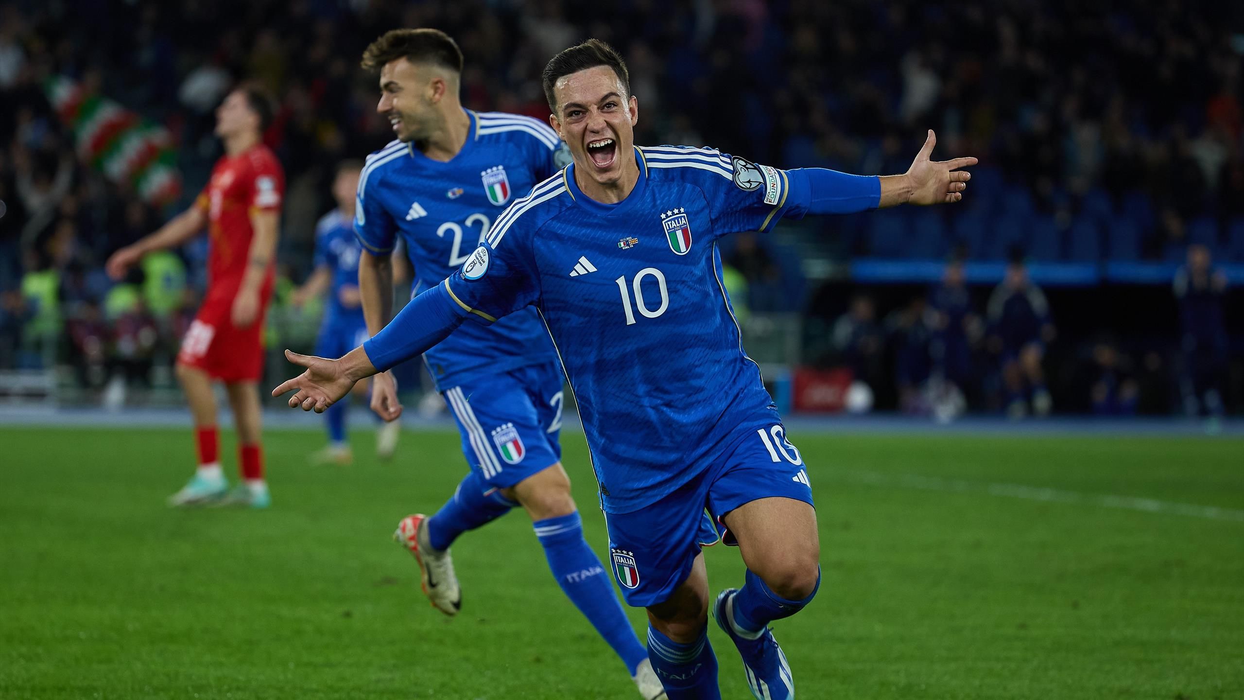 EM-Qualifikation Italien hat alles in der eigenen Hand - klarer Sieg gegen Nordmazedonien