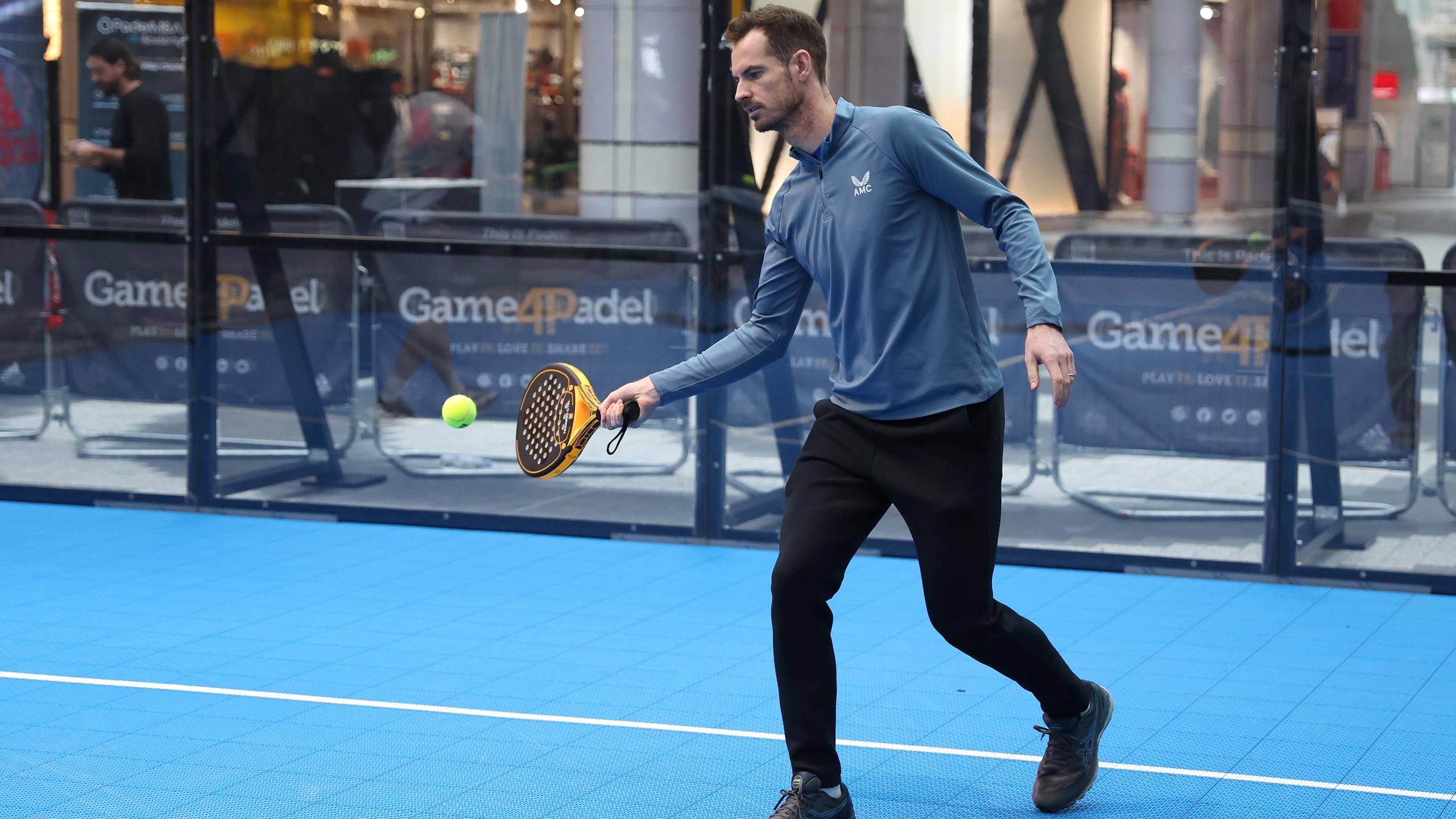 Andy Murray geht bei Padel-Turnier an den Start Hexagon-Cup findet 2024 in Madrid statt