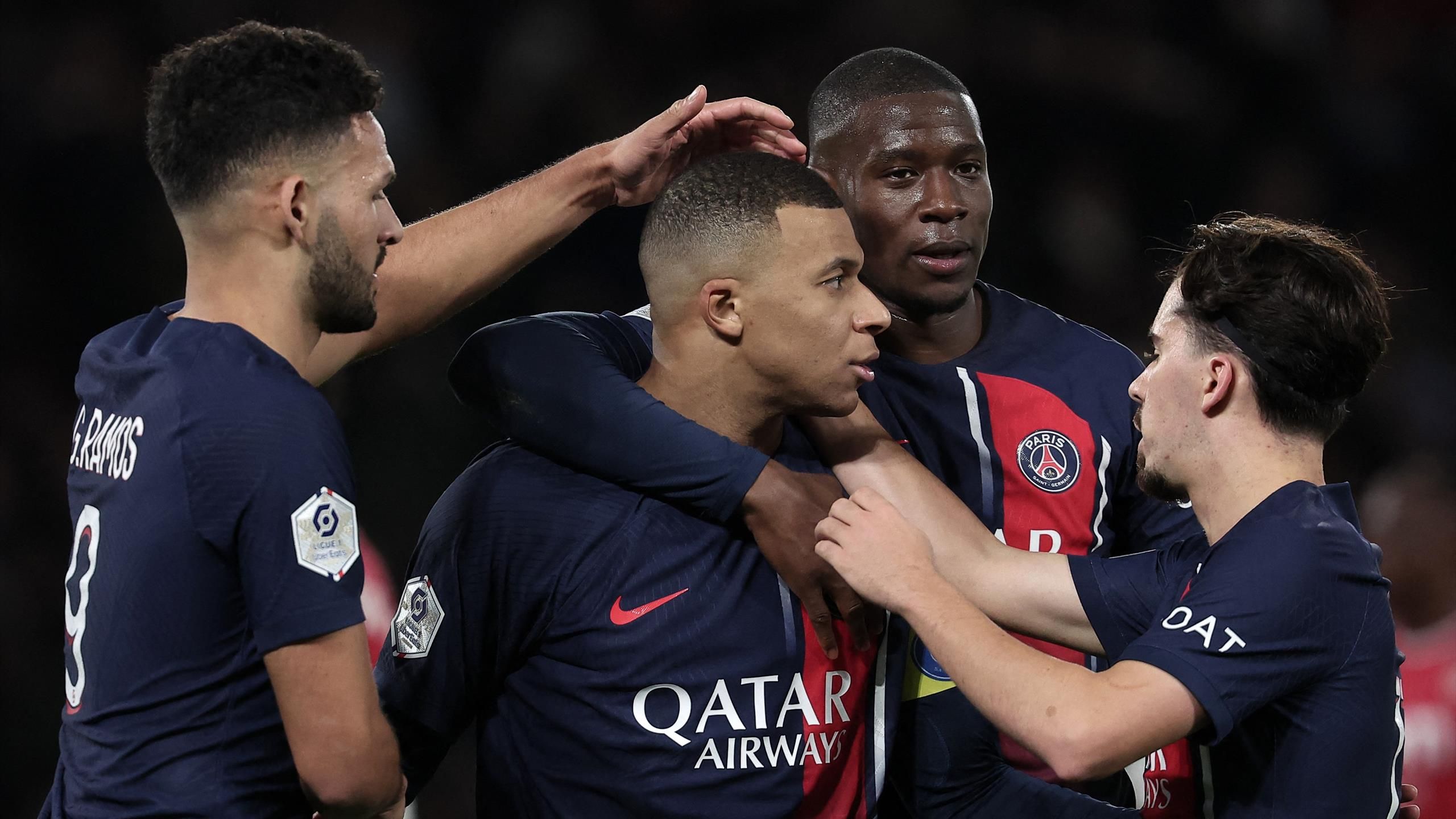 Paris Saint-Germain 5-2 Monaco: Kylian Mbappe on target as Luis Enrique's  men win Ligue 1 thriller - Eurosport