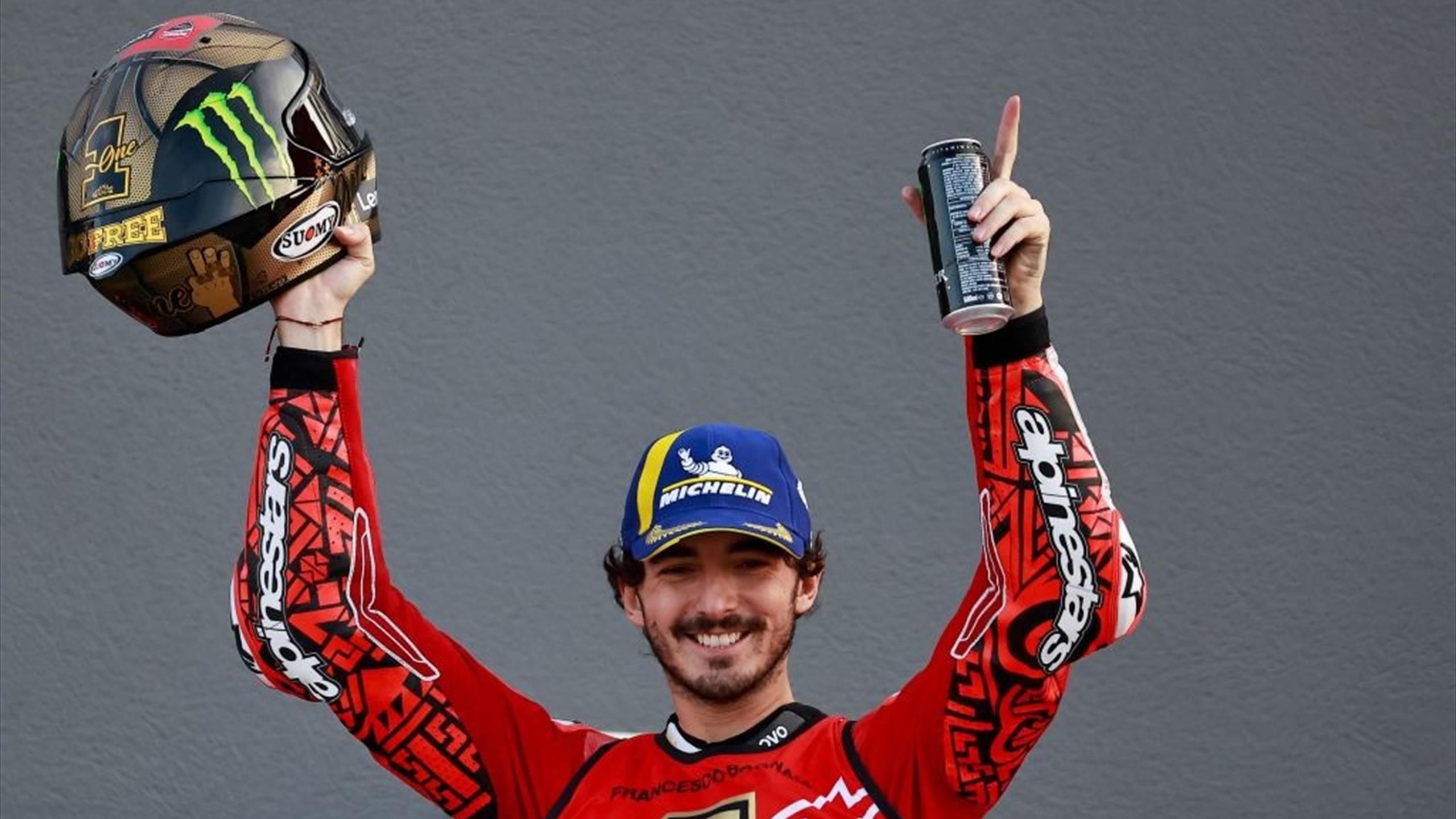 World champion Francesco Bagnaia revels in second successive MotoGP ...