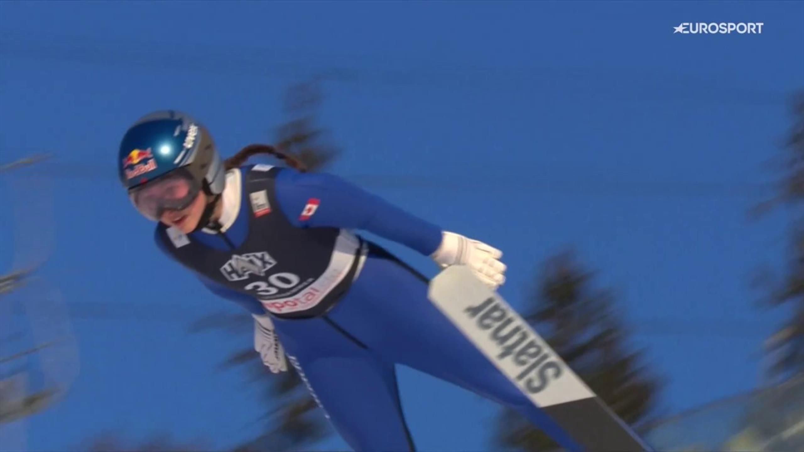 Skok Loutitt Z Serii Sobotniego Konkursu W Lillehammer Skoki Narciarskie Wideo Eurosport