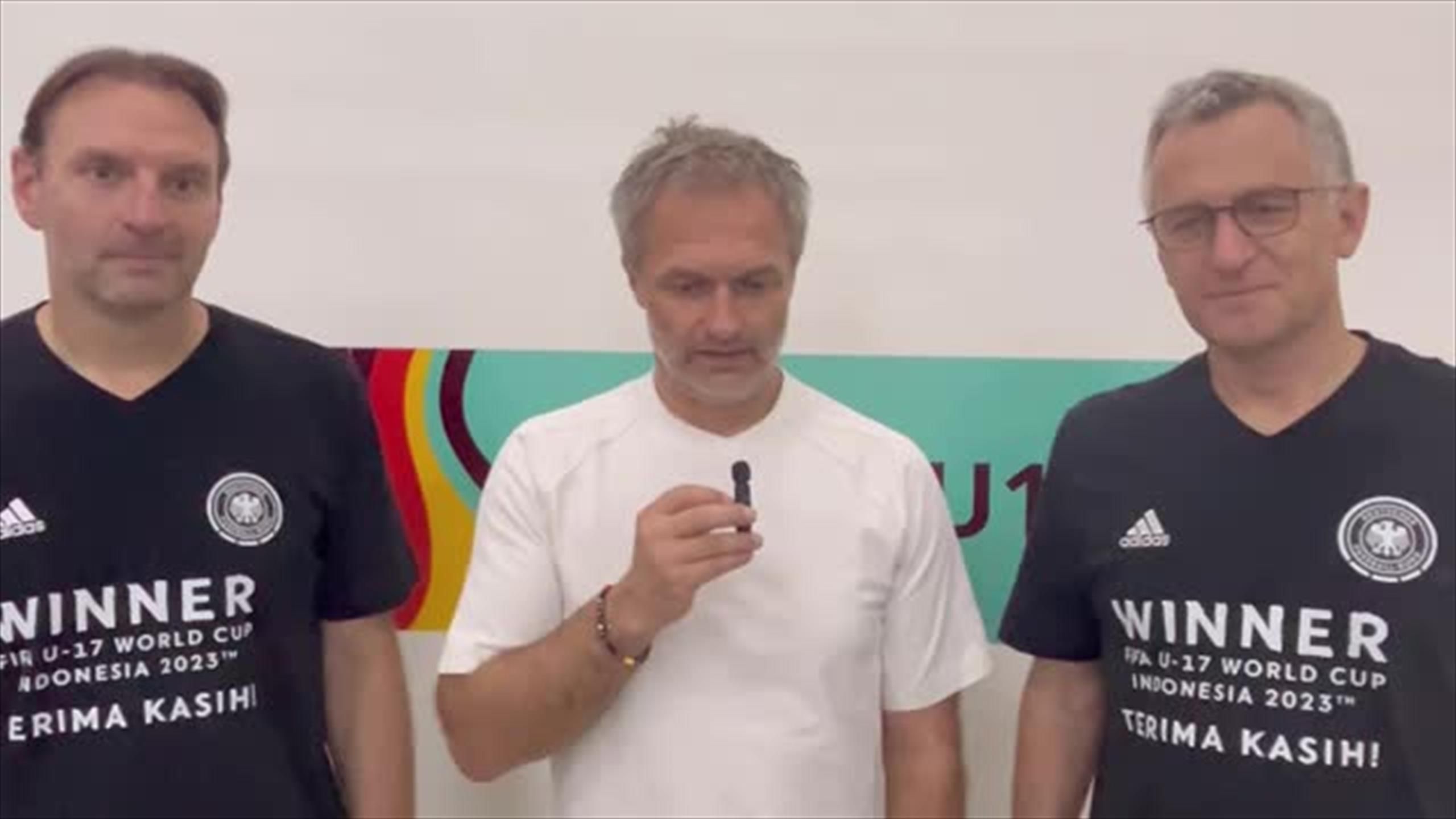 U17WM Christian Wück erklärt deutschen Triumph gegen Frankreich DFB