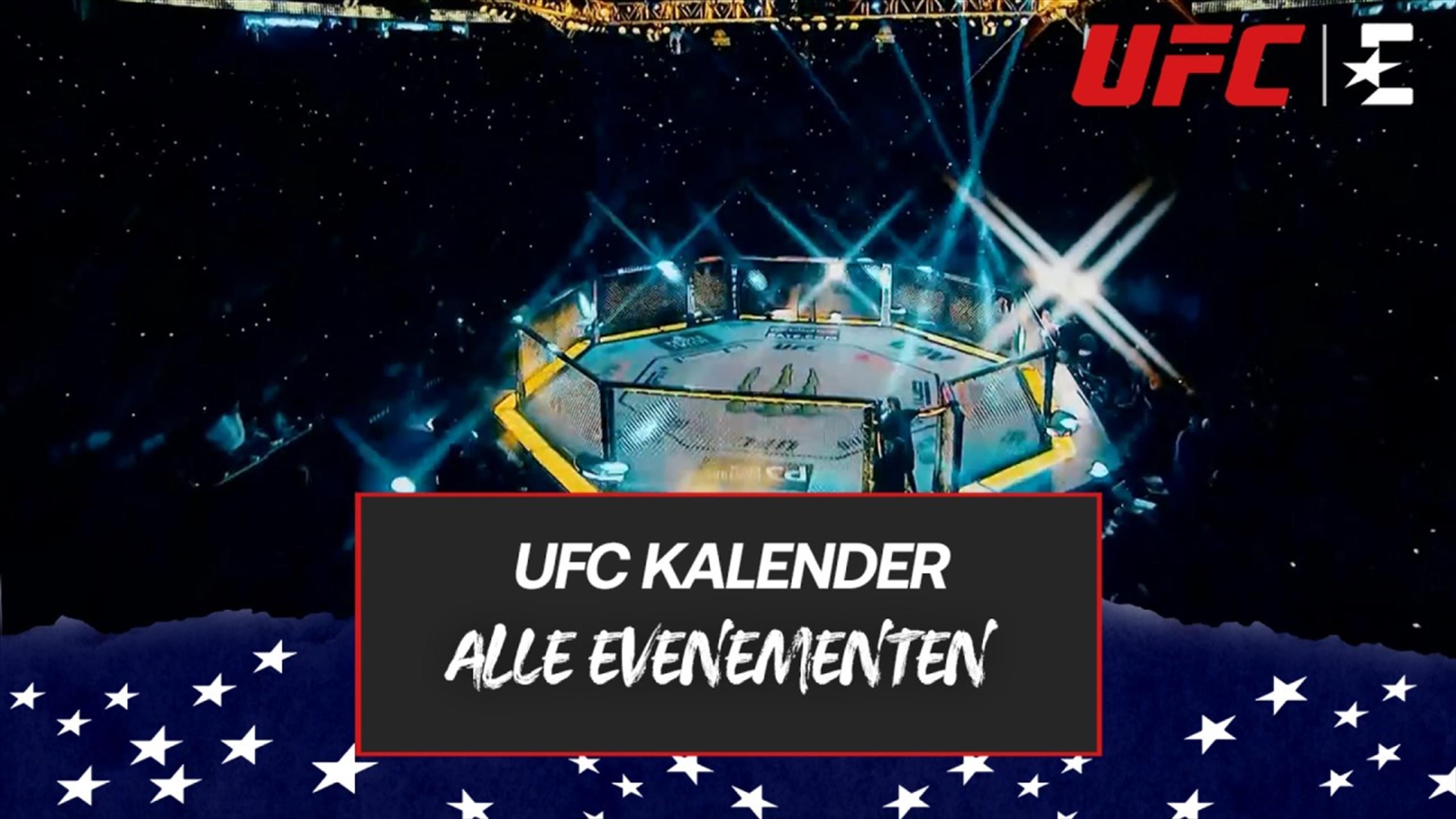 UFC Kalender 2024 Alle Pay Per Views en Fight Nights van UFC in 2024