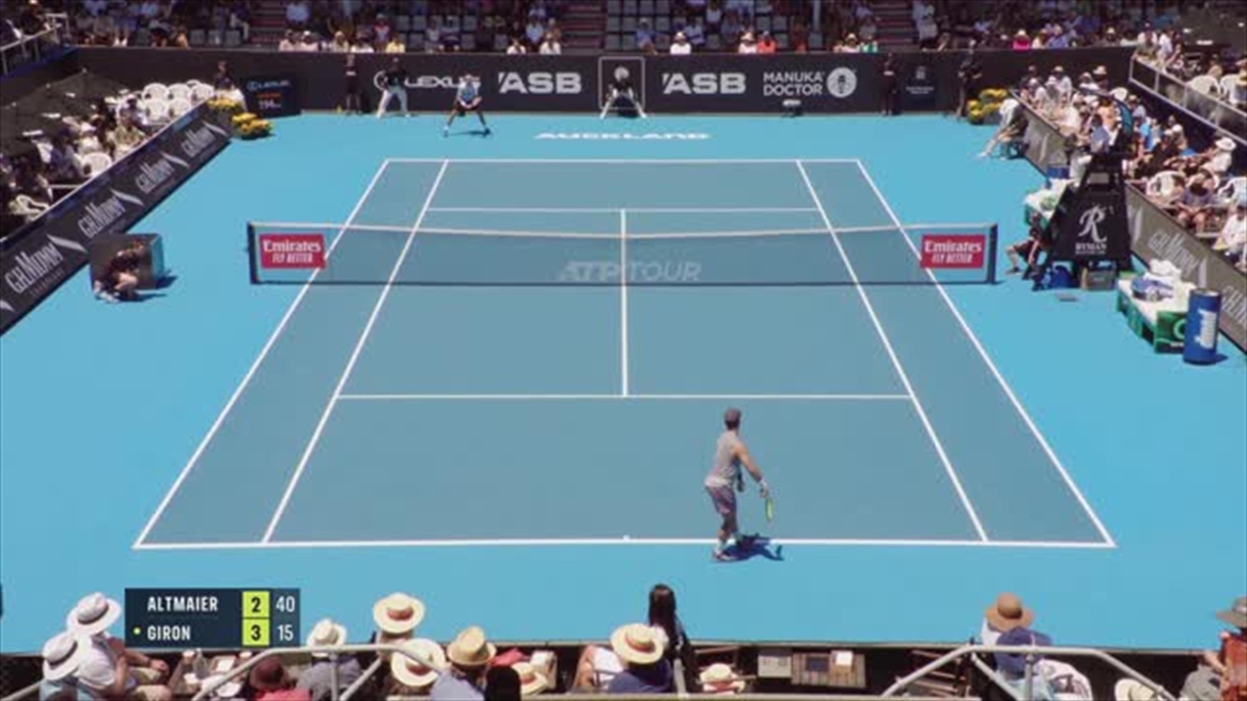 Daniel Altmaier im AucklandAchtelfinale nach glattem Sieg über Marcos