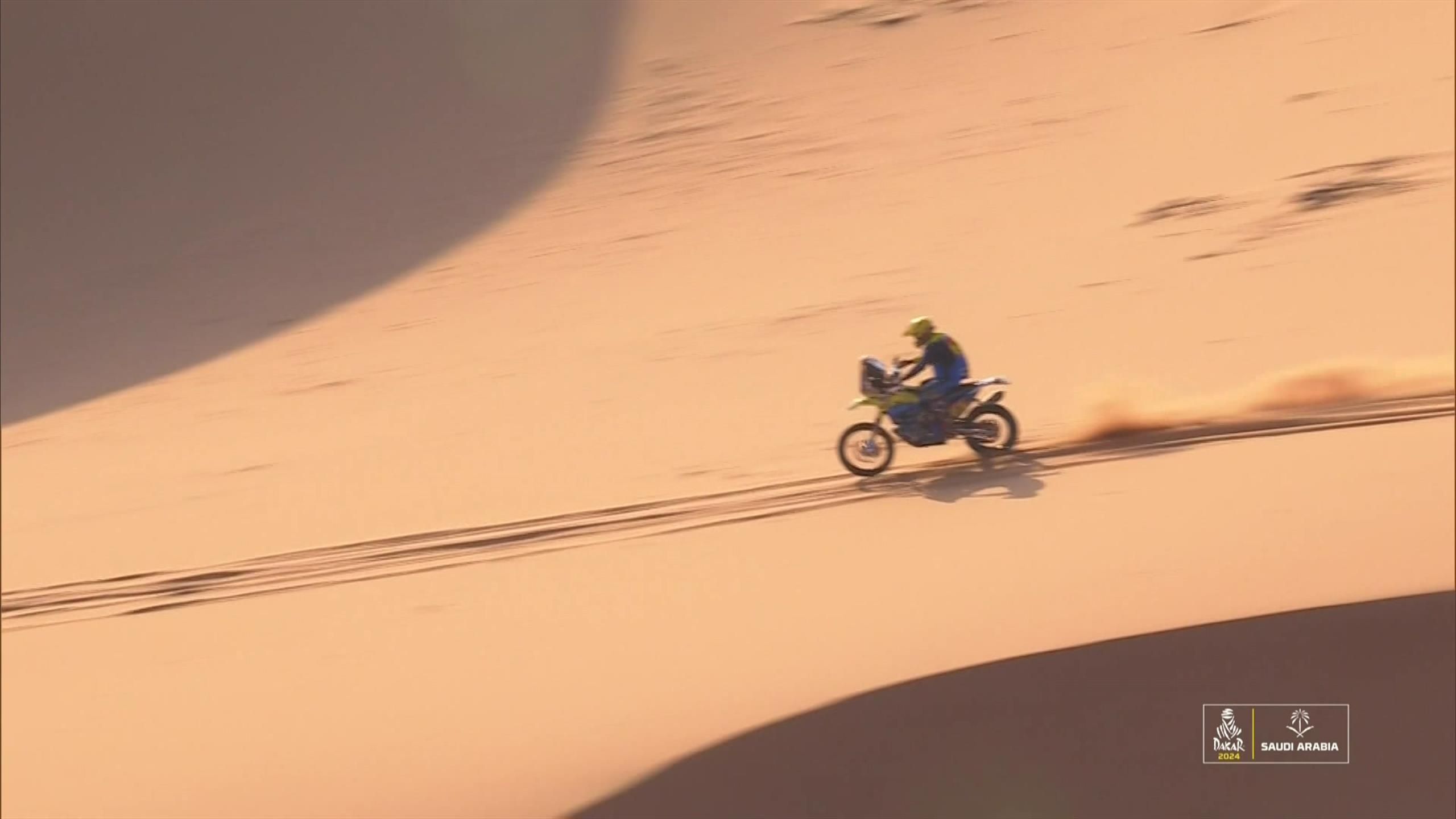 Dakar 2024, tappa 3 moto, gli highlights marathon top per Benavides