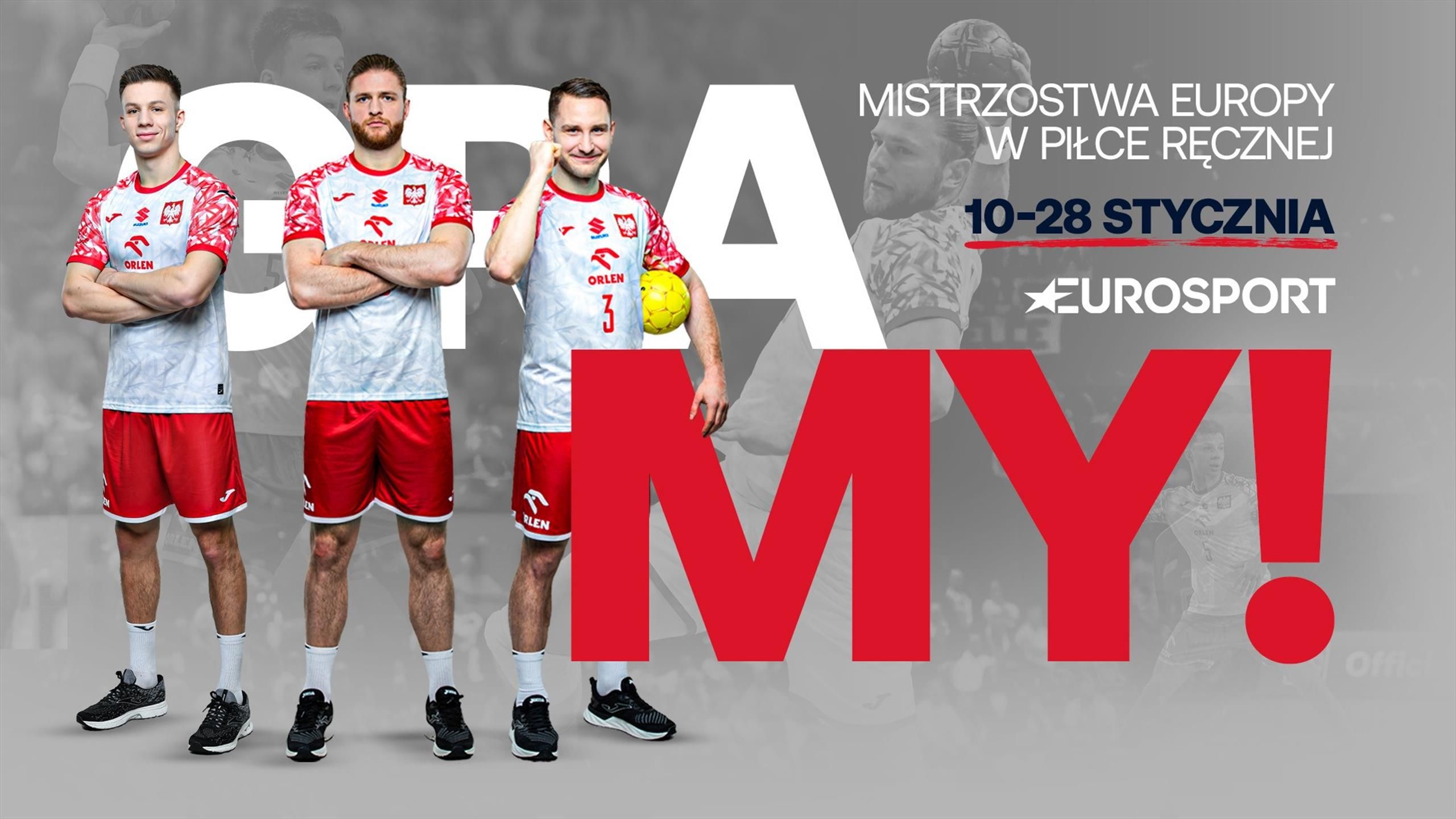 Mistrzostwa Europy w piłce ręcznej mężczyzn w Eurosporcie, Metro i