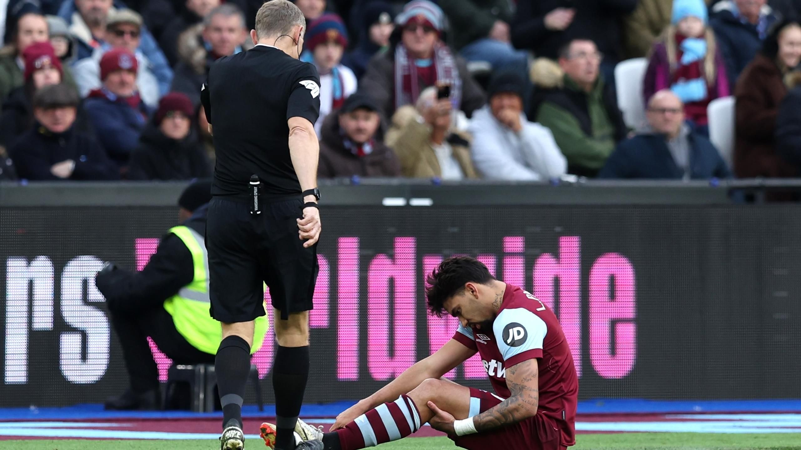 West Ham suffer setback after Paqueta ruled out until February with calf injury thumbnail