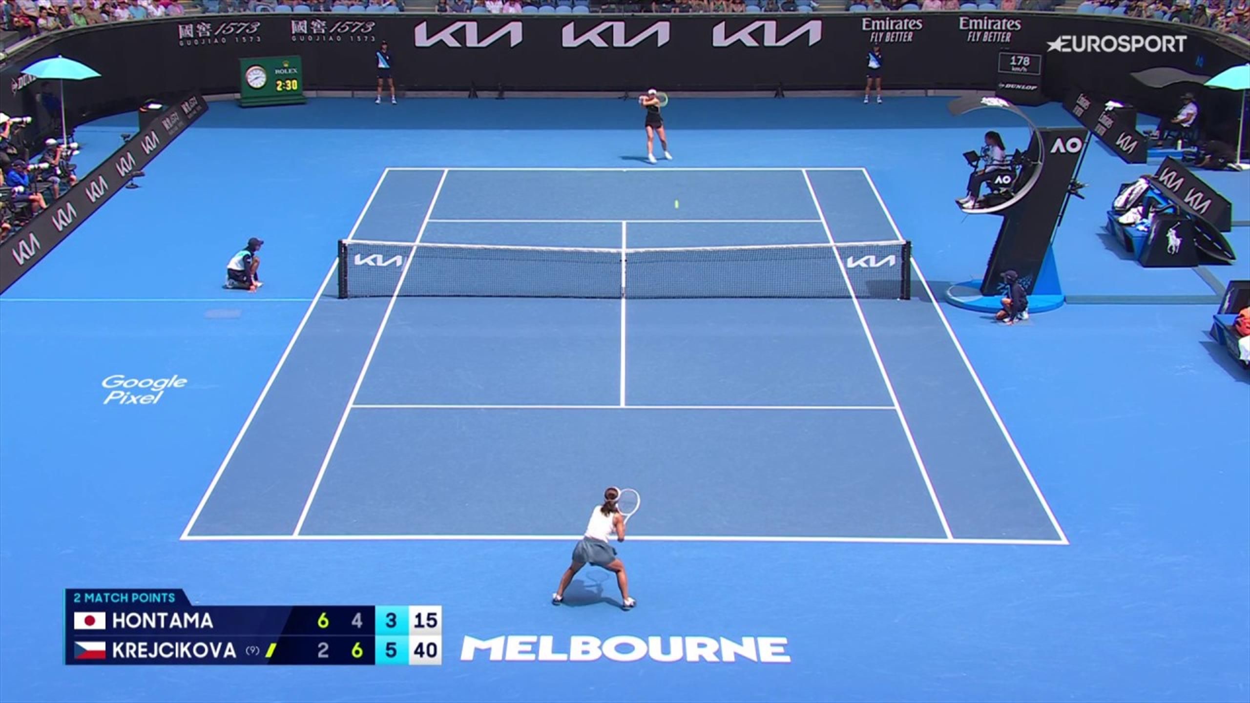 Krejcikova awanoswała do 2. rundy Australian Open - Tennis video ...