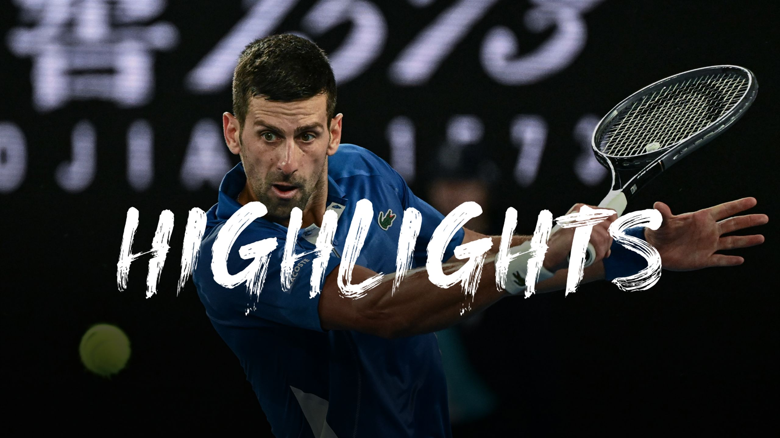 Australian Open 2024 Novak Djokovic Tomás Etcheverry Highlights