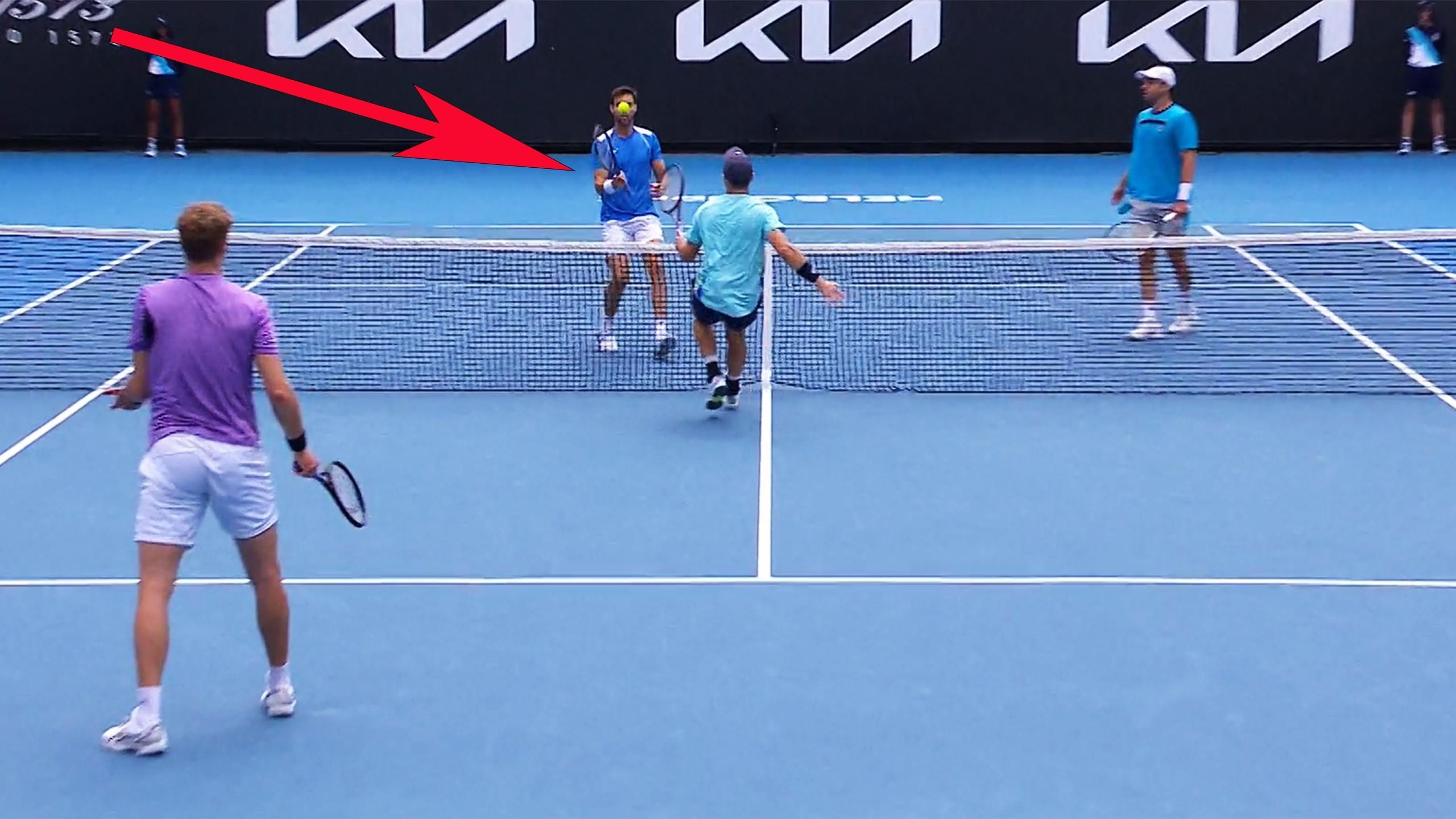 Australian Open 2024 Irrwitzige Szene bei Dominik Koepfer/Yannick