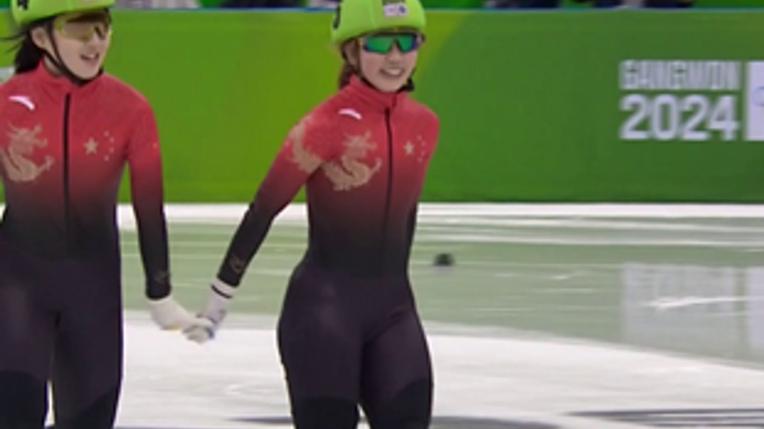 Speed Skating : Youth Olympic Games - Yang Jingru won the race in ...