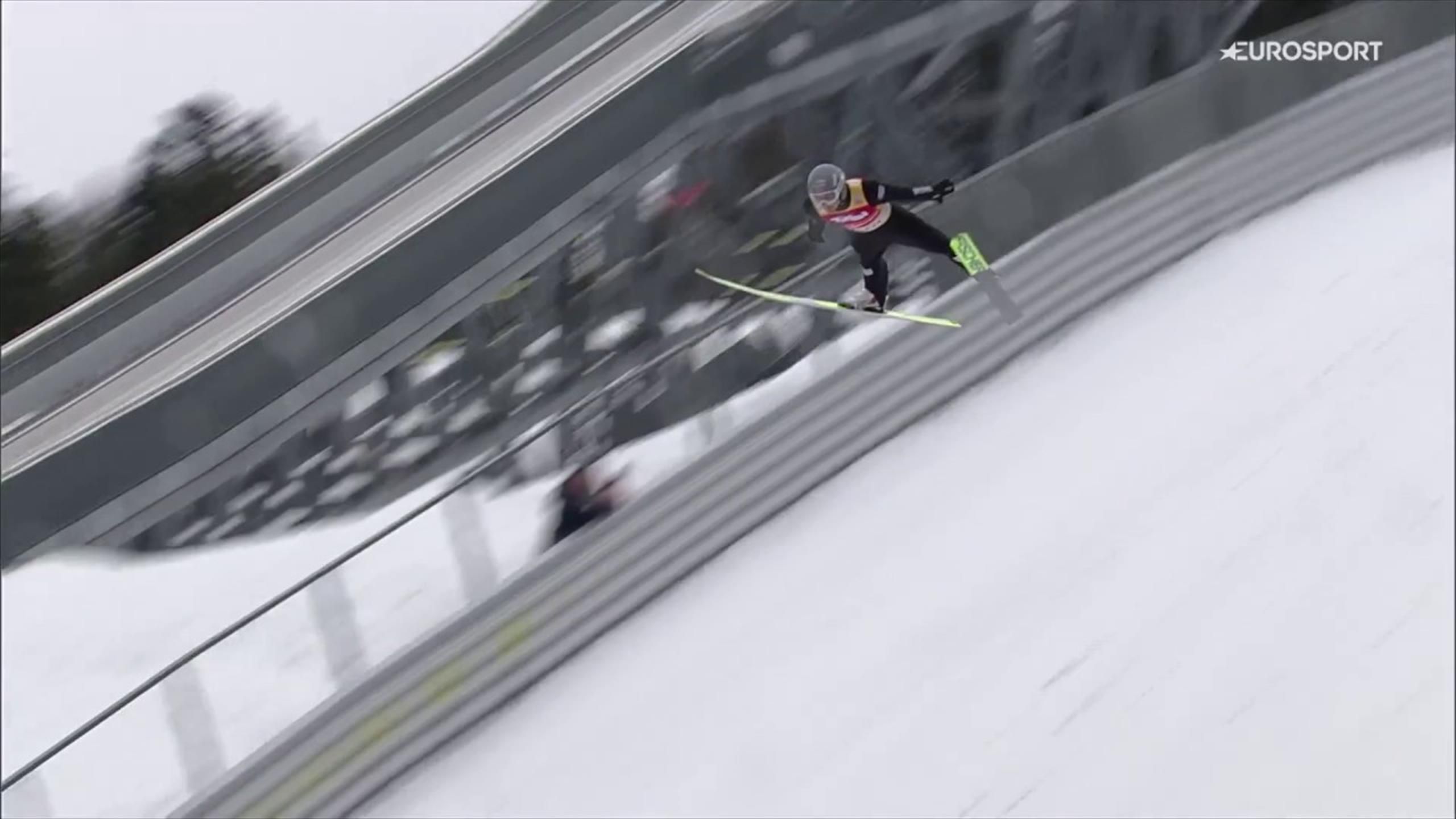 Riiber Soars to Victory with Impressive Jump