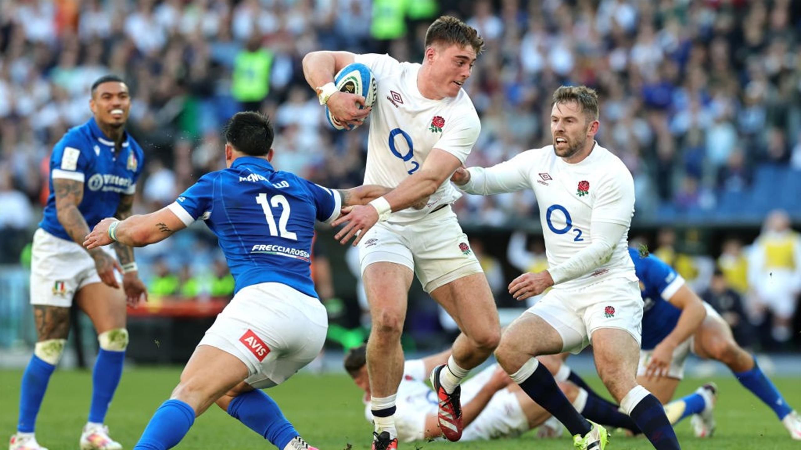 Tournoi des Six Nations | Victoire de l'Angleterre en Italie (24-27 ...
