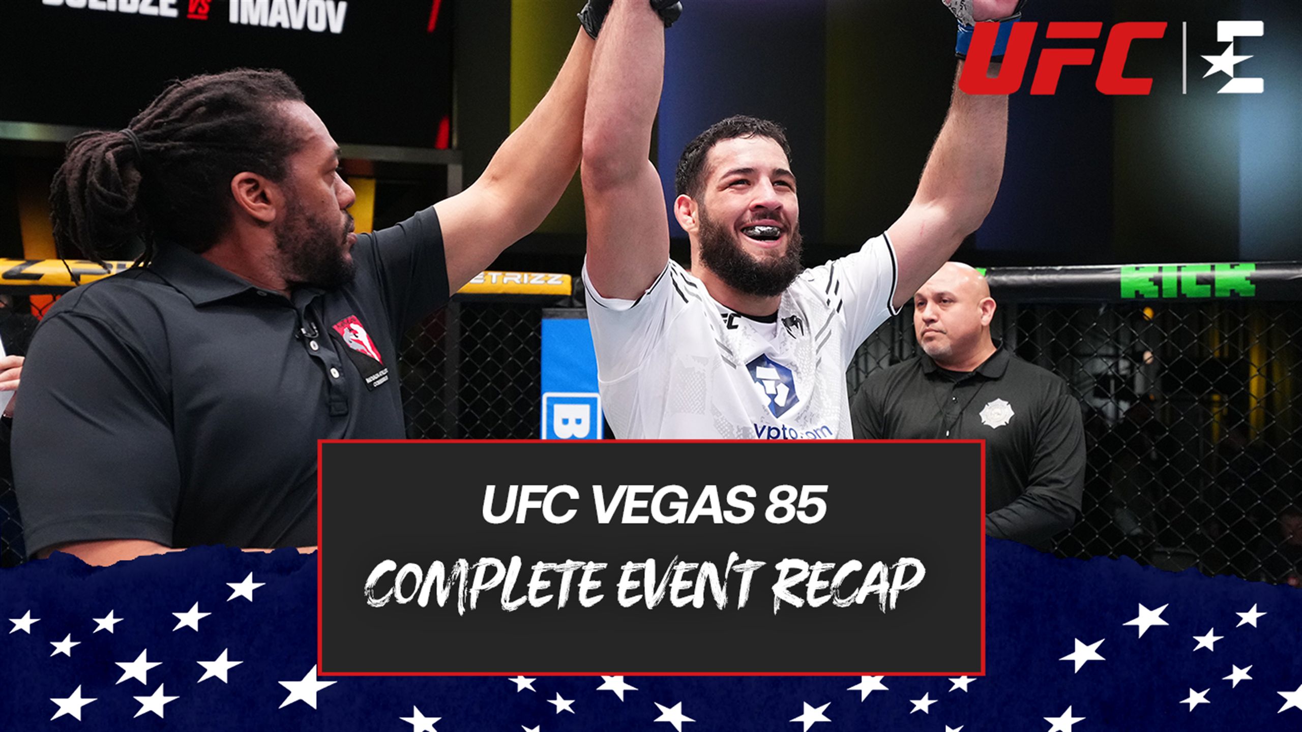 UFC Vegas 85 | Imavov te sterk voor sportieve Dolidze na bijna fatale ...