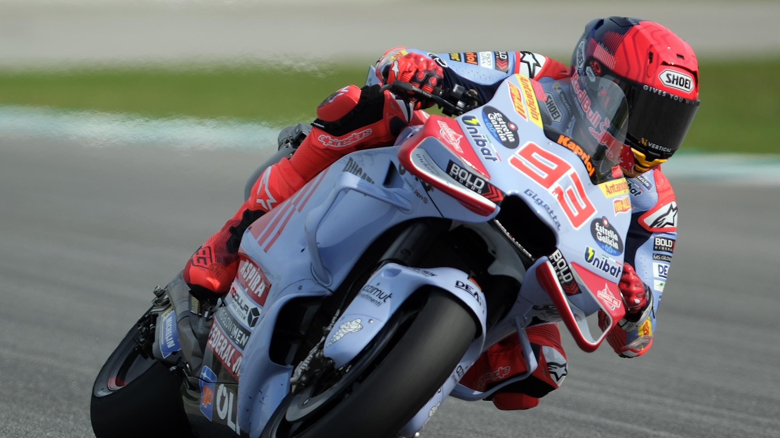 Marc Marquez on why riding the Ducati is 'difficult' compared to Honda ...