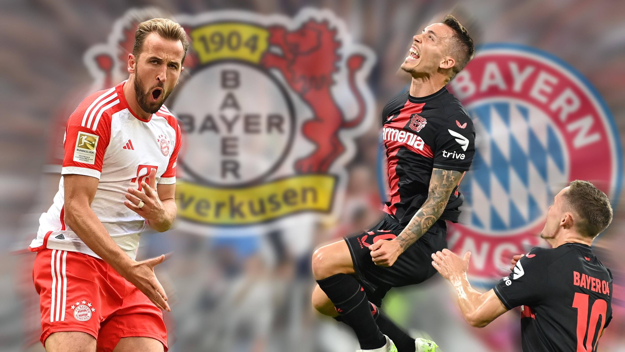 Bayer 04 Leverkusen und der FC Bayern im Vergleich Stabile Werkself