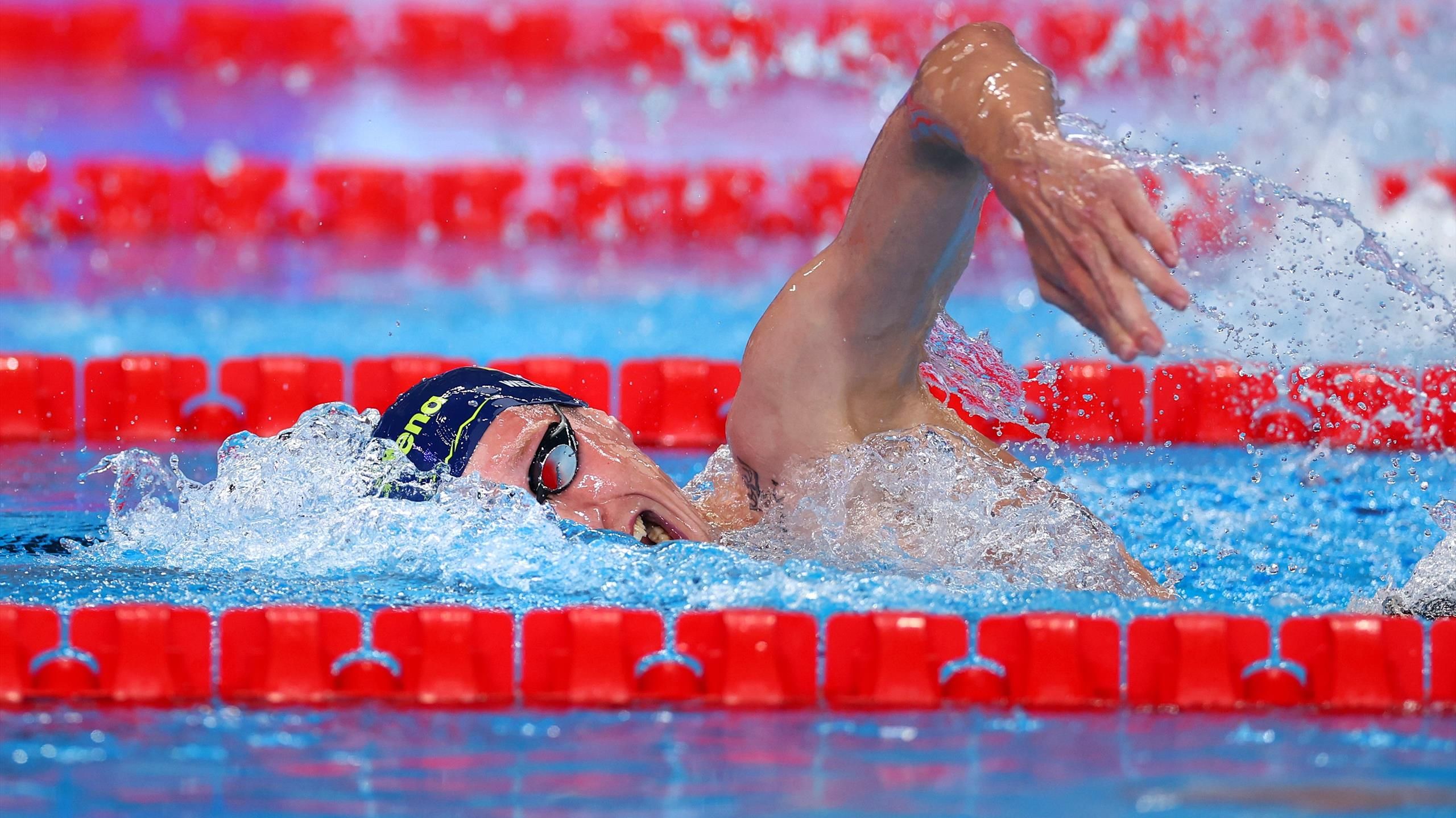 SchwimmWM in Doha 2024 Florian Wellbrock gewinnt Silber über 1500 m