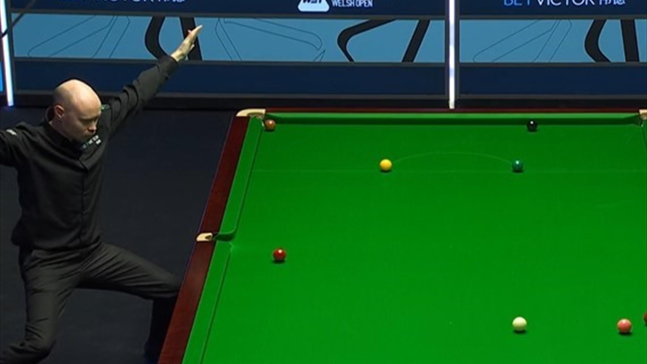 Welsh Open 2025 Animated Gary Wilson can’t believe his misfortune as