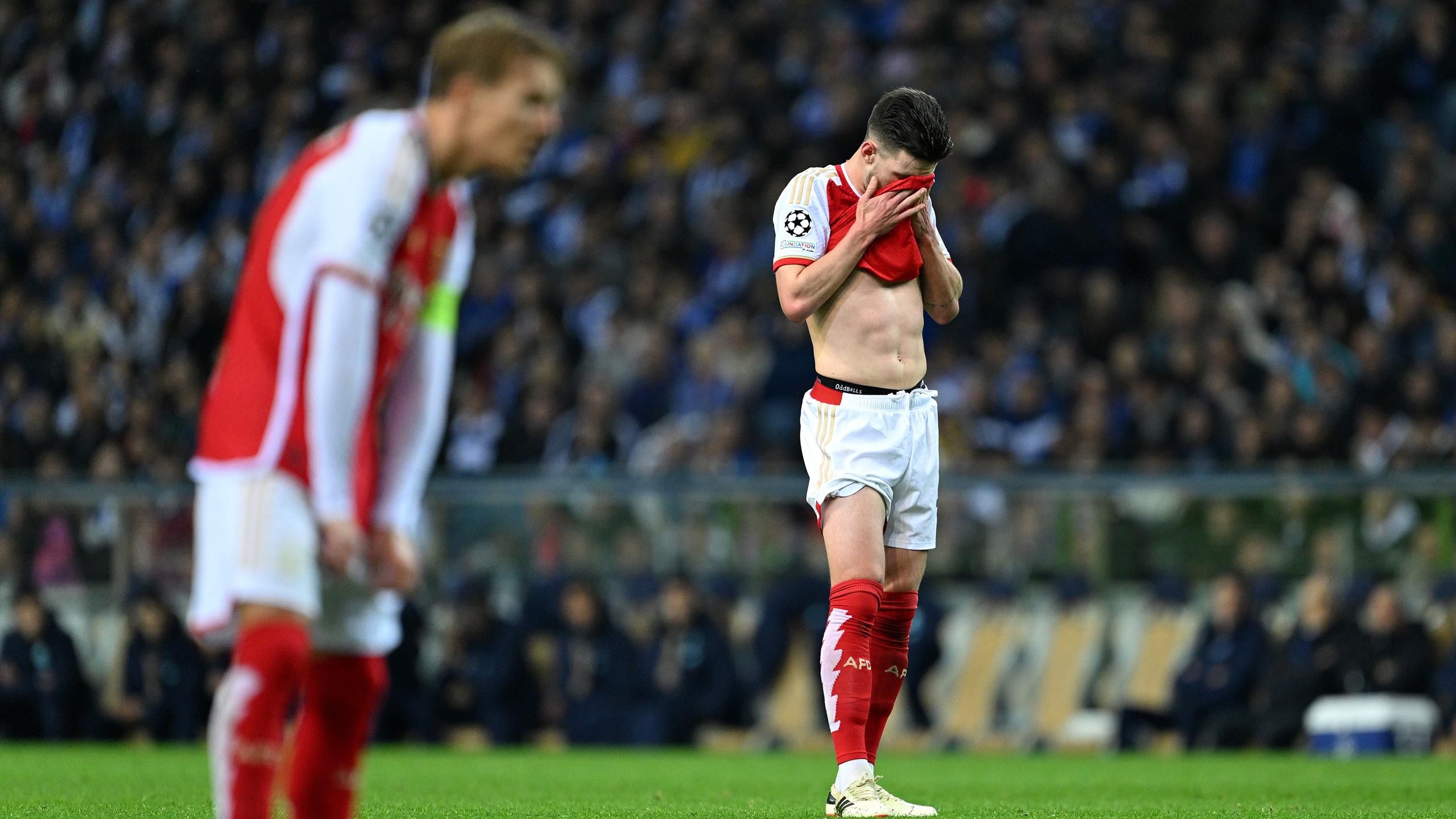 Champions League – La sconfitta dell'Arsenal contro il Porto: “Un vero calcio nei denti” secondo la Rice