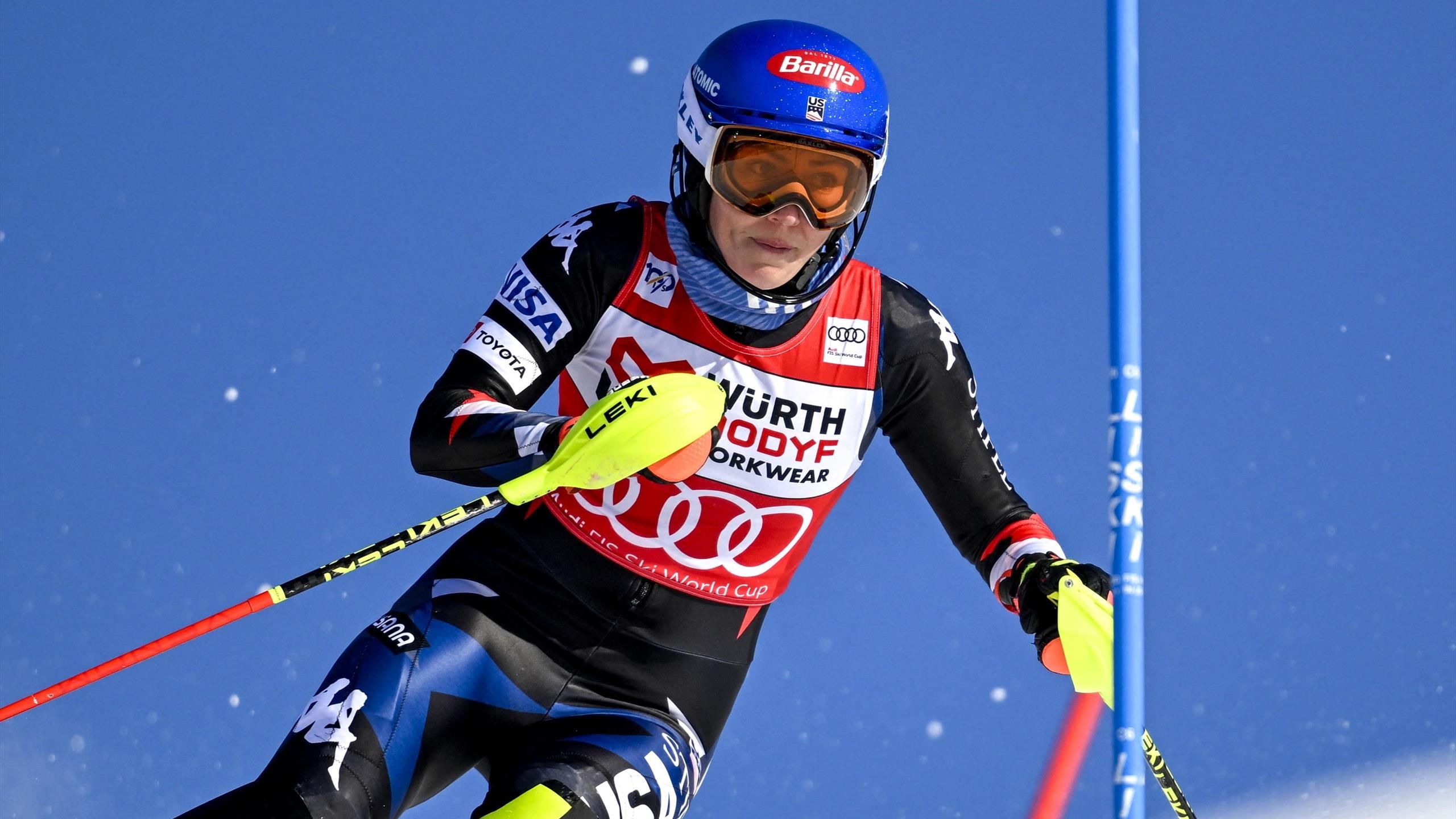 Beautiful skiingapos; - Mikaela Shiffrin returns from injury with superb first run i