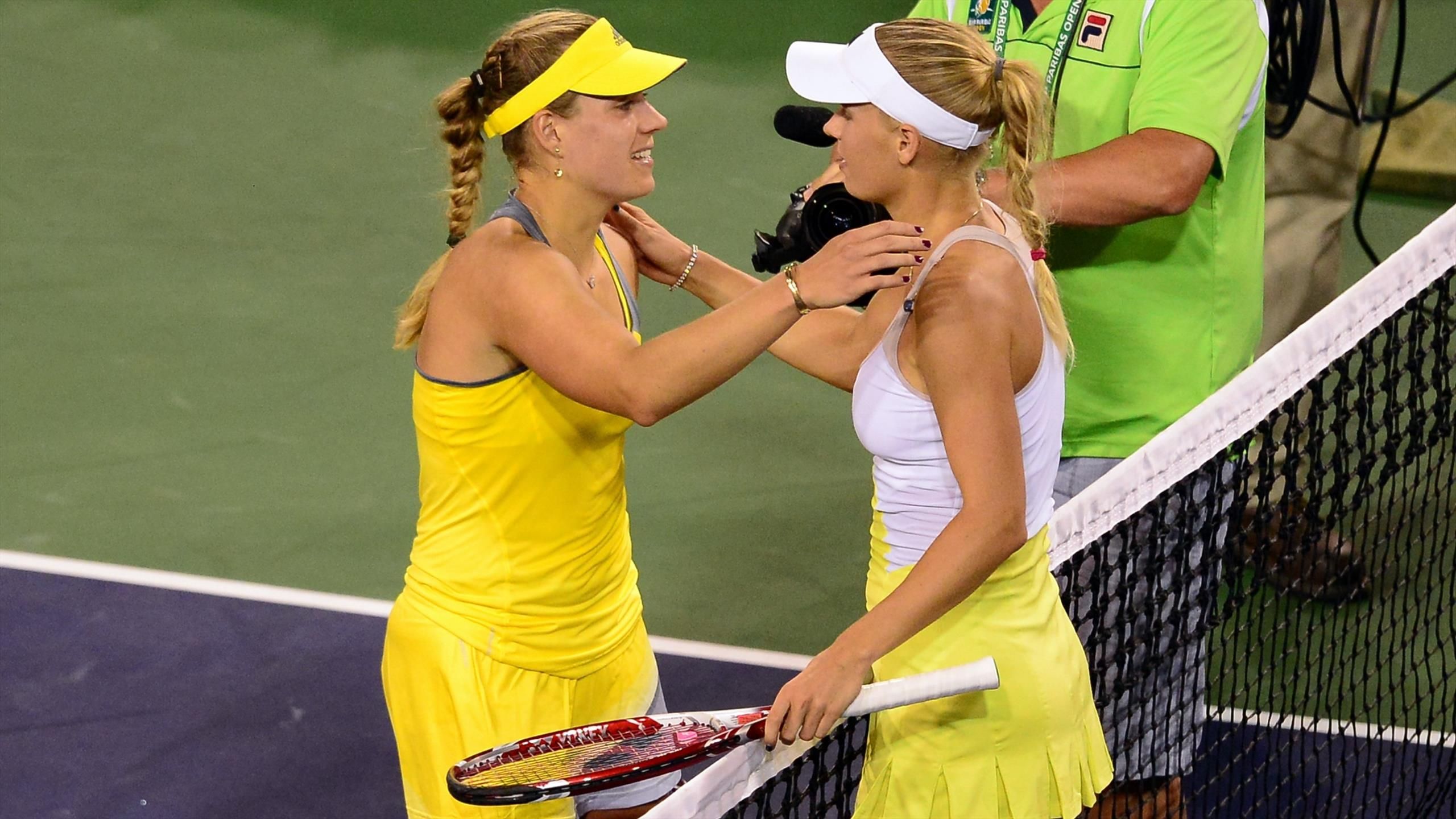 WTA 1000 Indian Wells 2024. Angelique Kerber zagra z Caroline Wozniacki