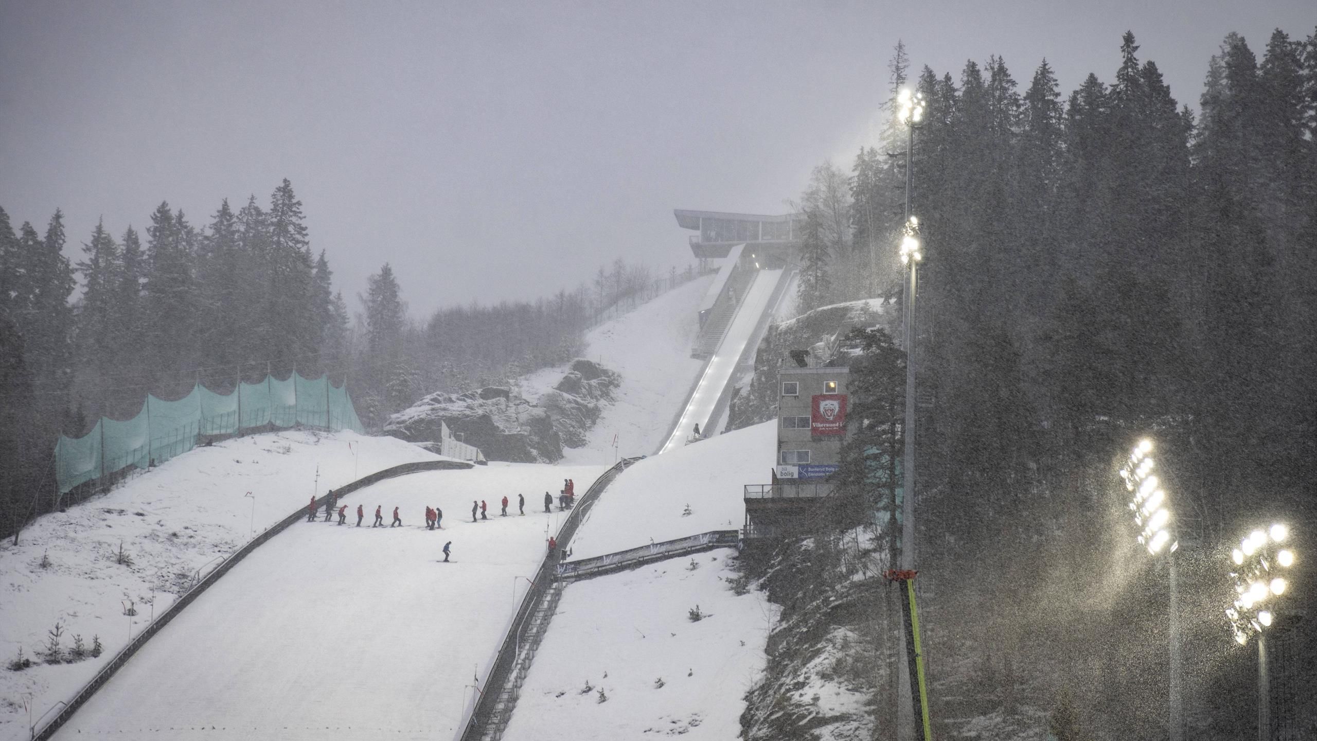 Sărituri cu schiurile Vikersund 2024. Competiția de sâmbătă a fost anulată