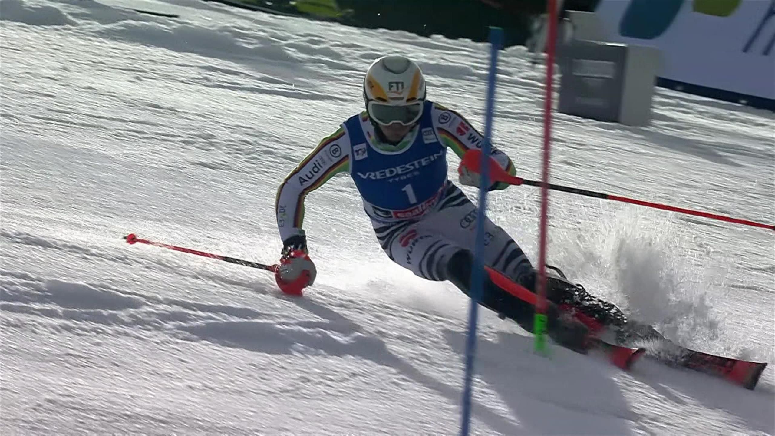 Linus Straßer wird Dritter im Slalom beim Weltcupfinale in Saalbach ...