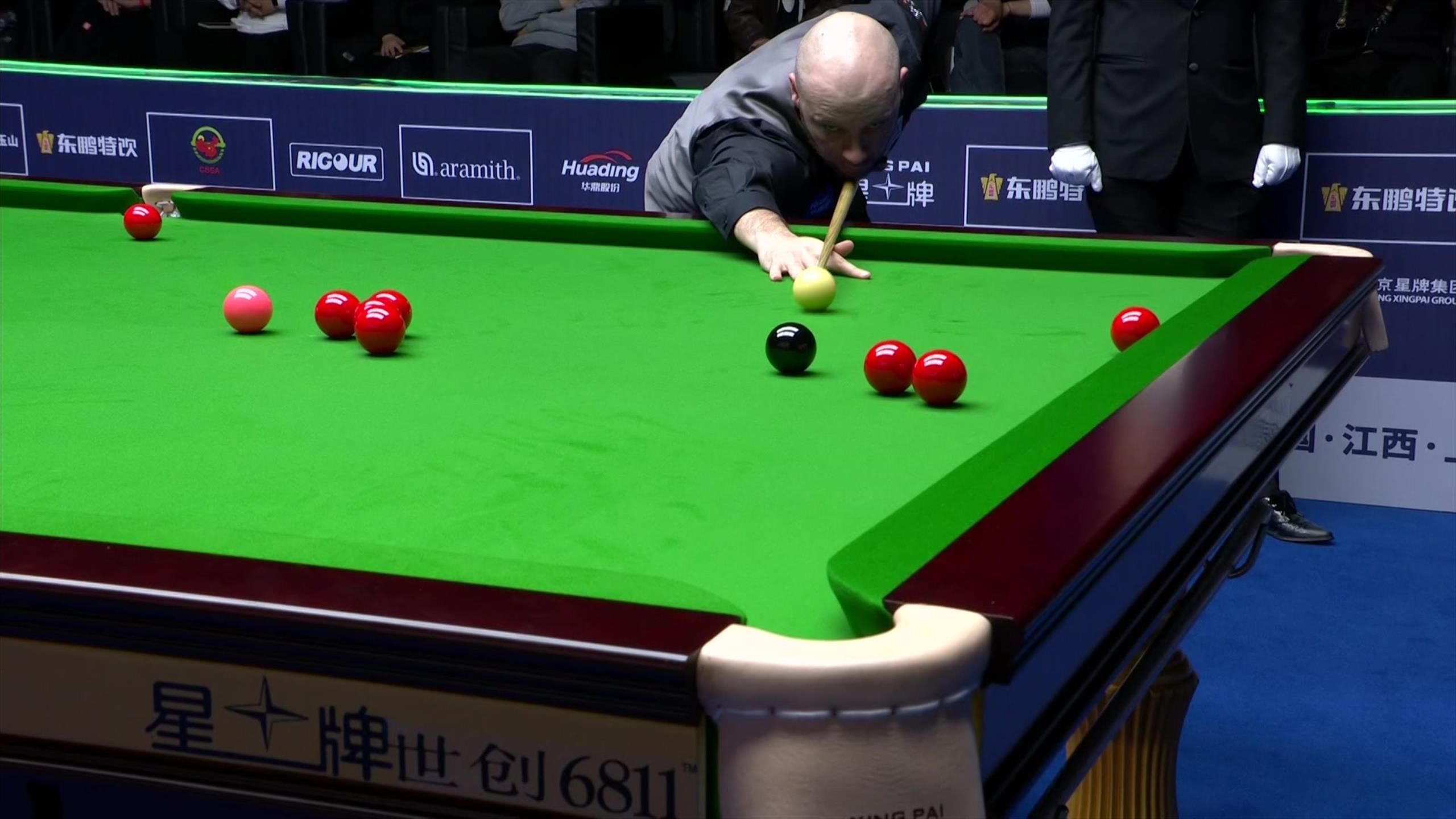 Ding ellen lökte pályafutása első 147-es breakjét az angol snookeres - videó