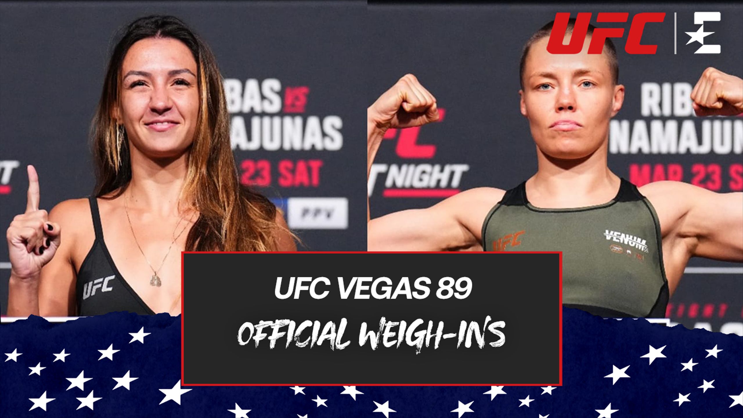 UFC Vegas 89 | Officiële wegingen: Alle atleten blijven binnen het ...