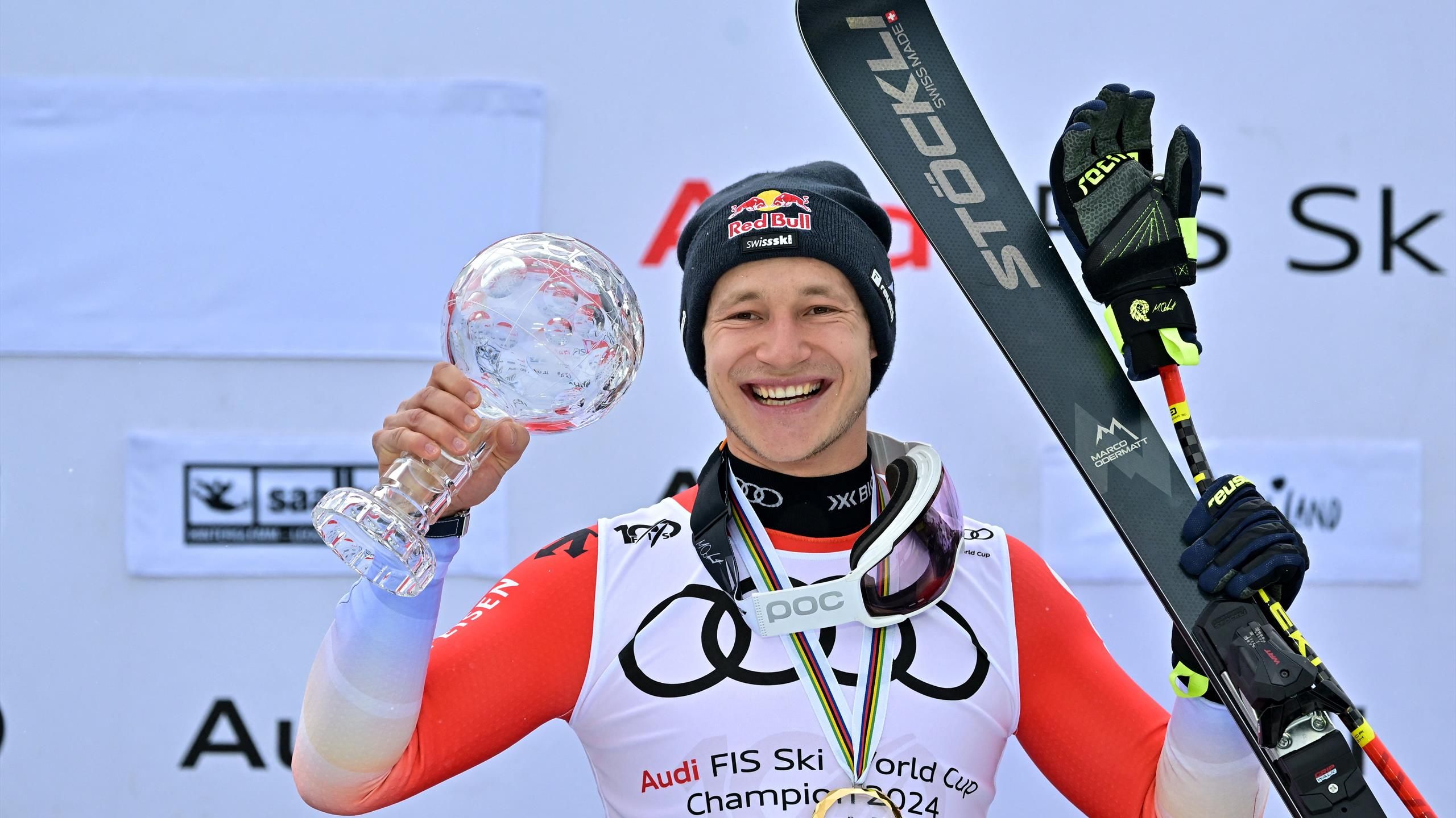 ‘Something special’ - Marco Odermatt overjoyed to win downhill title ...