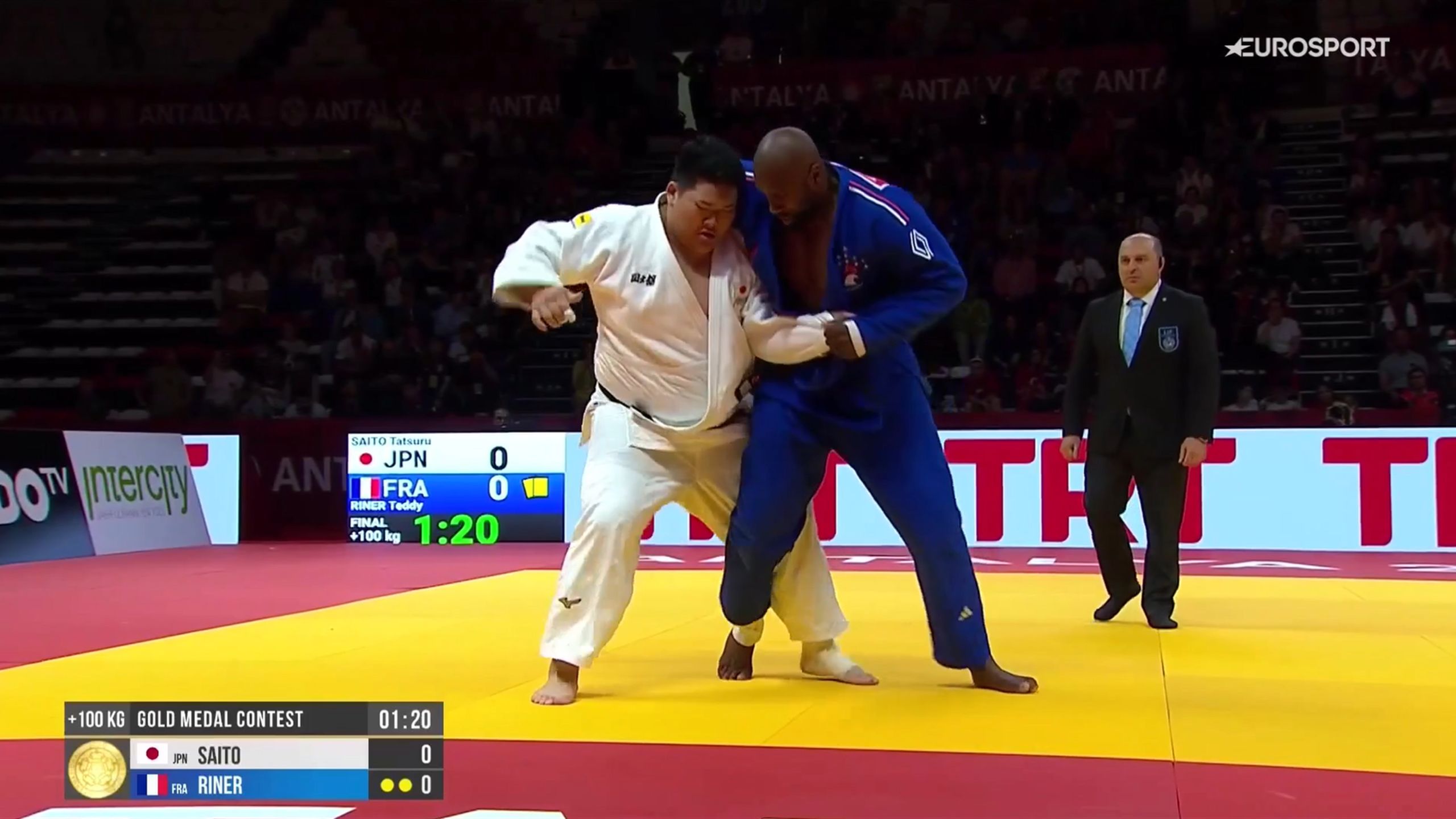 Grand Chelem d'Antalya Le dos au mur en finale, Teddy Riner bat