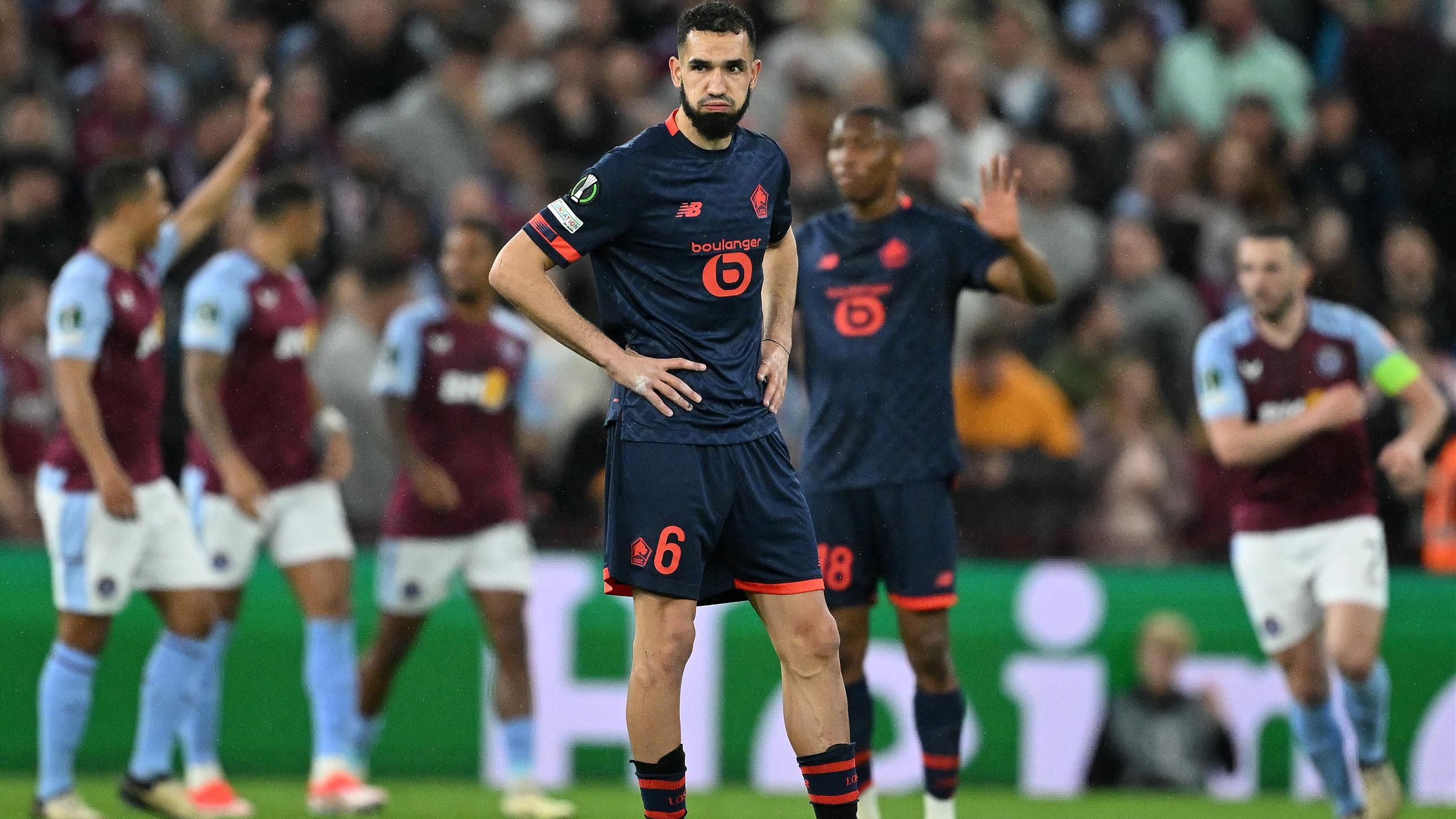 Ligue Europa Conférence - Quart de finale aller : Lille dominé par Aston Villa (2-1) mais encore en vie avant le retour thumbnail