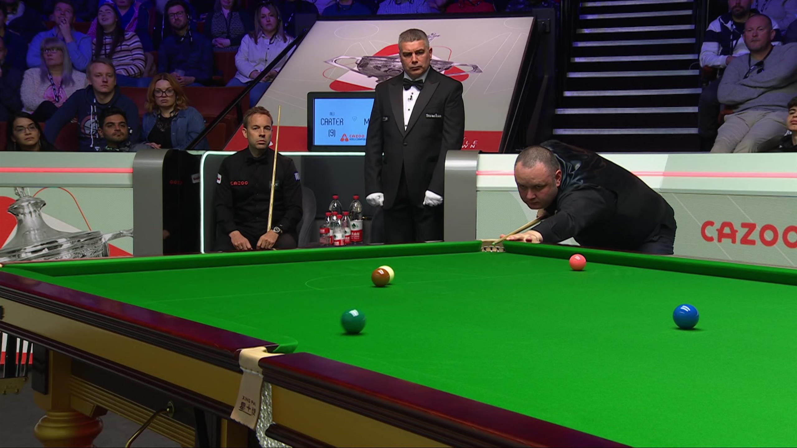 SnookerWM 2024 Stephen Maguire gelingt gegen Ali Carter im zehnten