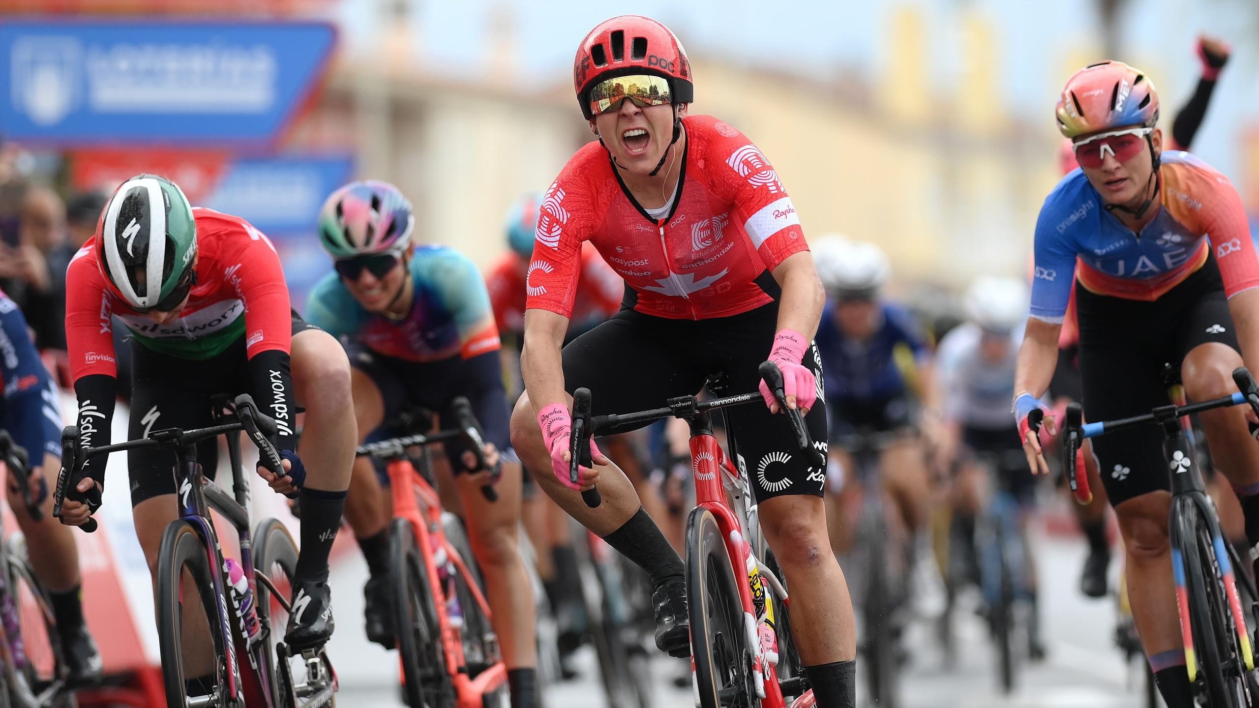 Vuelta Espana kobiet 2024 Katarzyna Niewiadoma tuż za podium 2. etapu