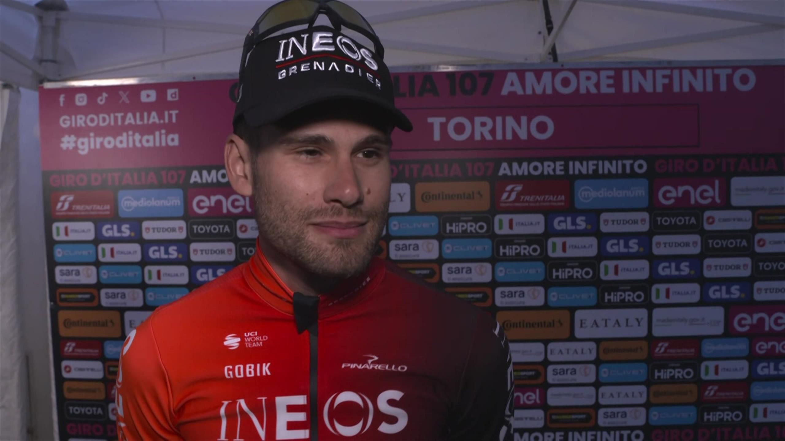 Maillot Cyclisme Castelli Filippo Ganna, Team INEOS, Giro 2020, Taille L