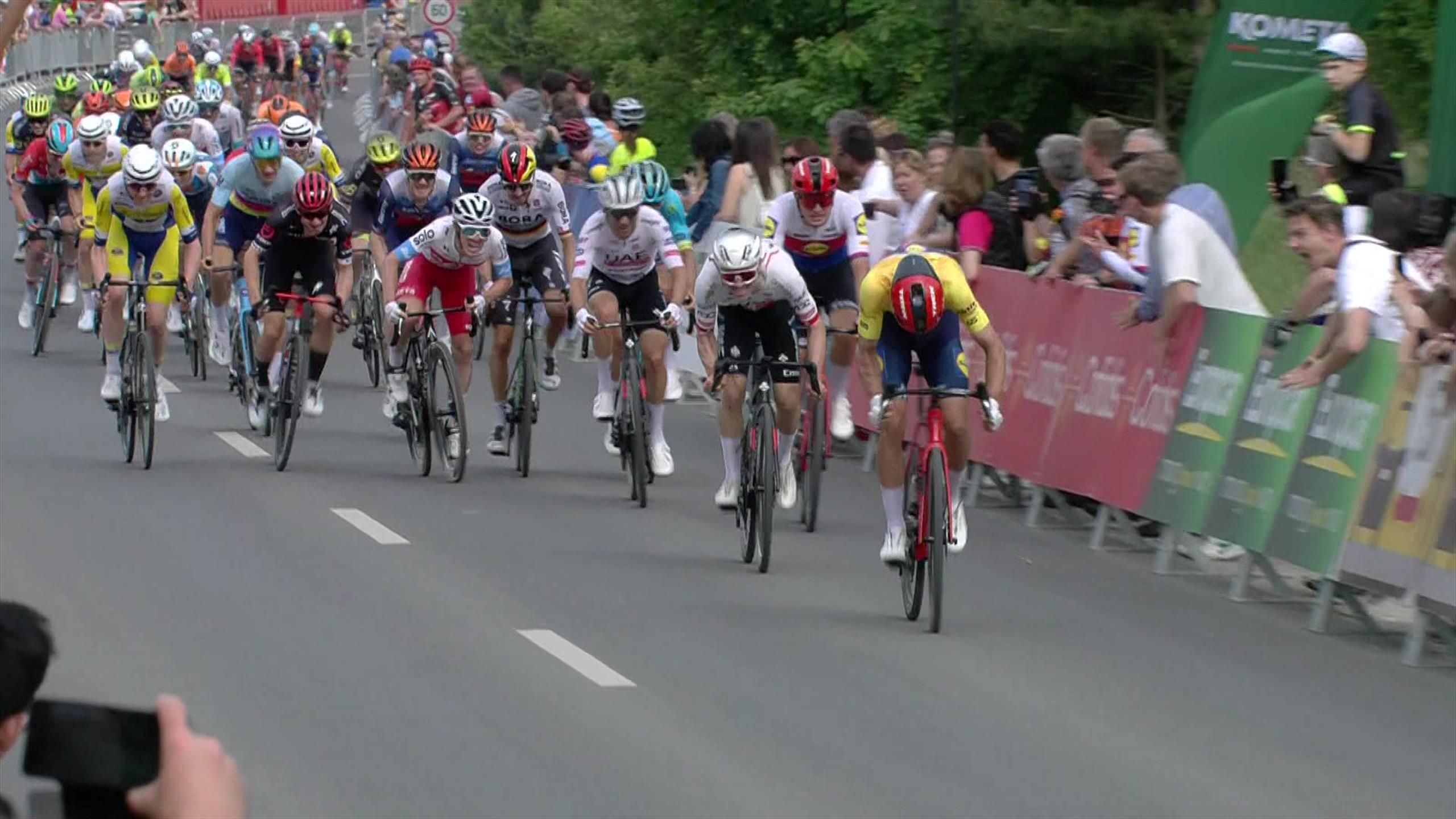 ‘On fire’ Thibau Nys takes victory on Stage 4 of Tour of Hungary to