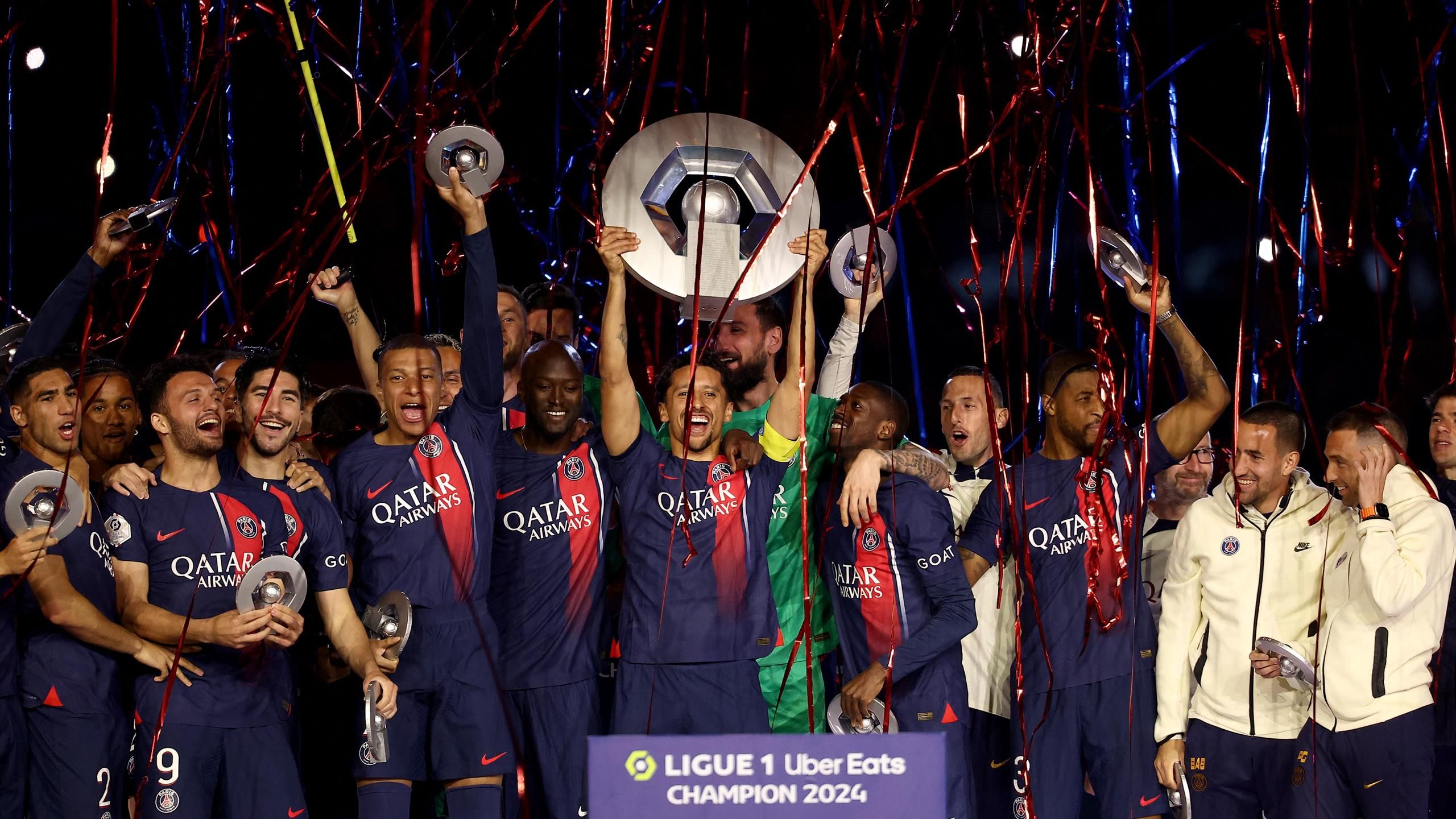 Ligue 1 Uber Eats | El PSG levanta su 12º título en una fiesta por todo ...