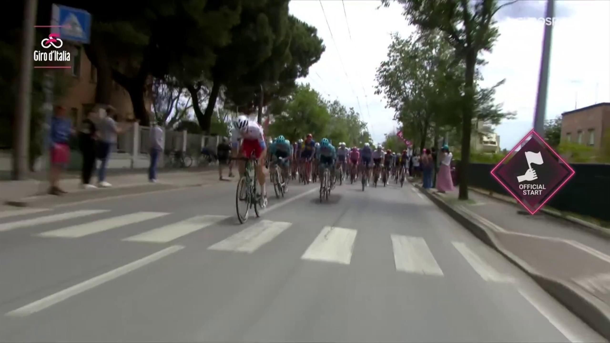 Giro d'Italia - Pronti, partenza e fuga: Pietrobon, Tarozzi e Tonelli ...