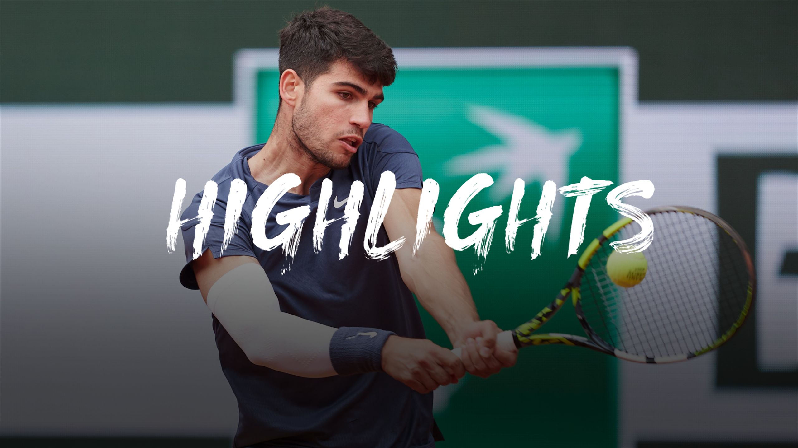 Felix Auger-Aliassime v Carlos Alcaraz - Roland-Garros highlights - Tennis video