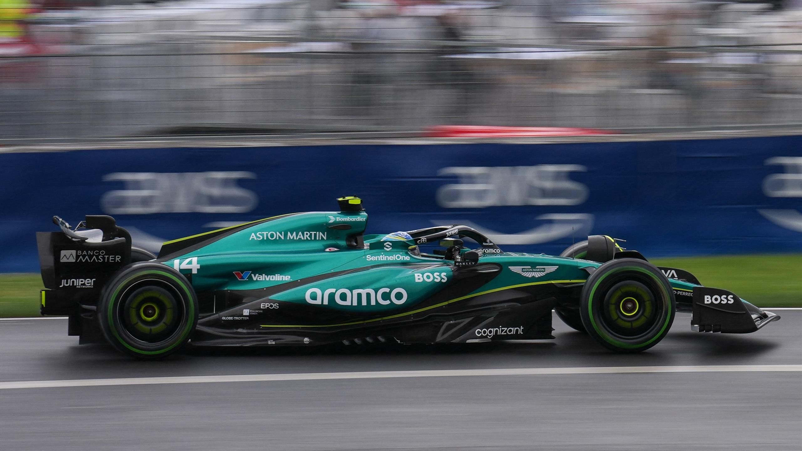 Alonso volt a leggyorsabb a második, esős szabadedzésen