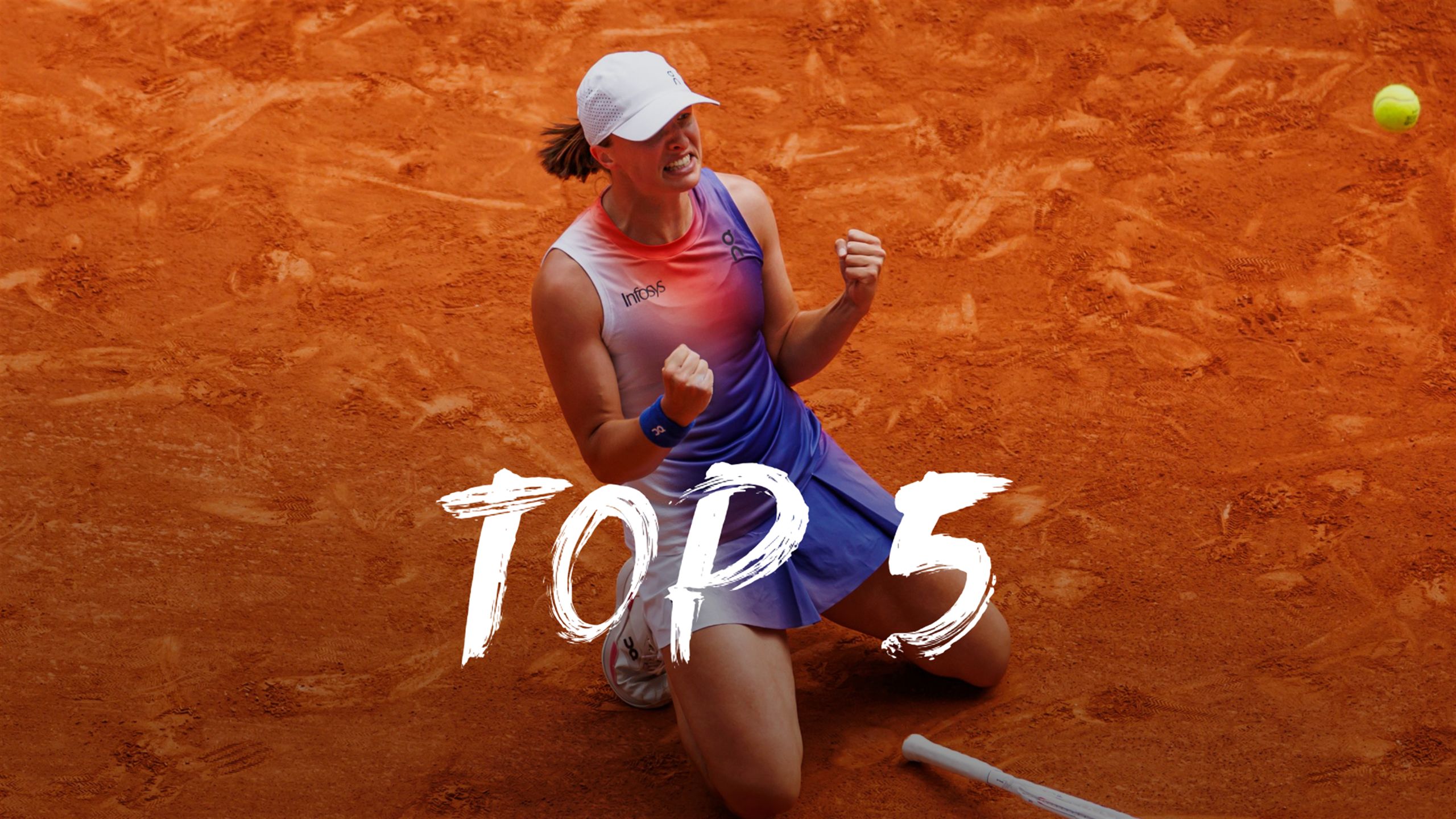 RolandGarros 2024 Top 5 Recital de reveses de Swiatek entre sus