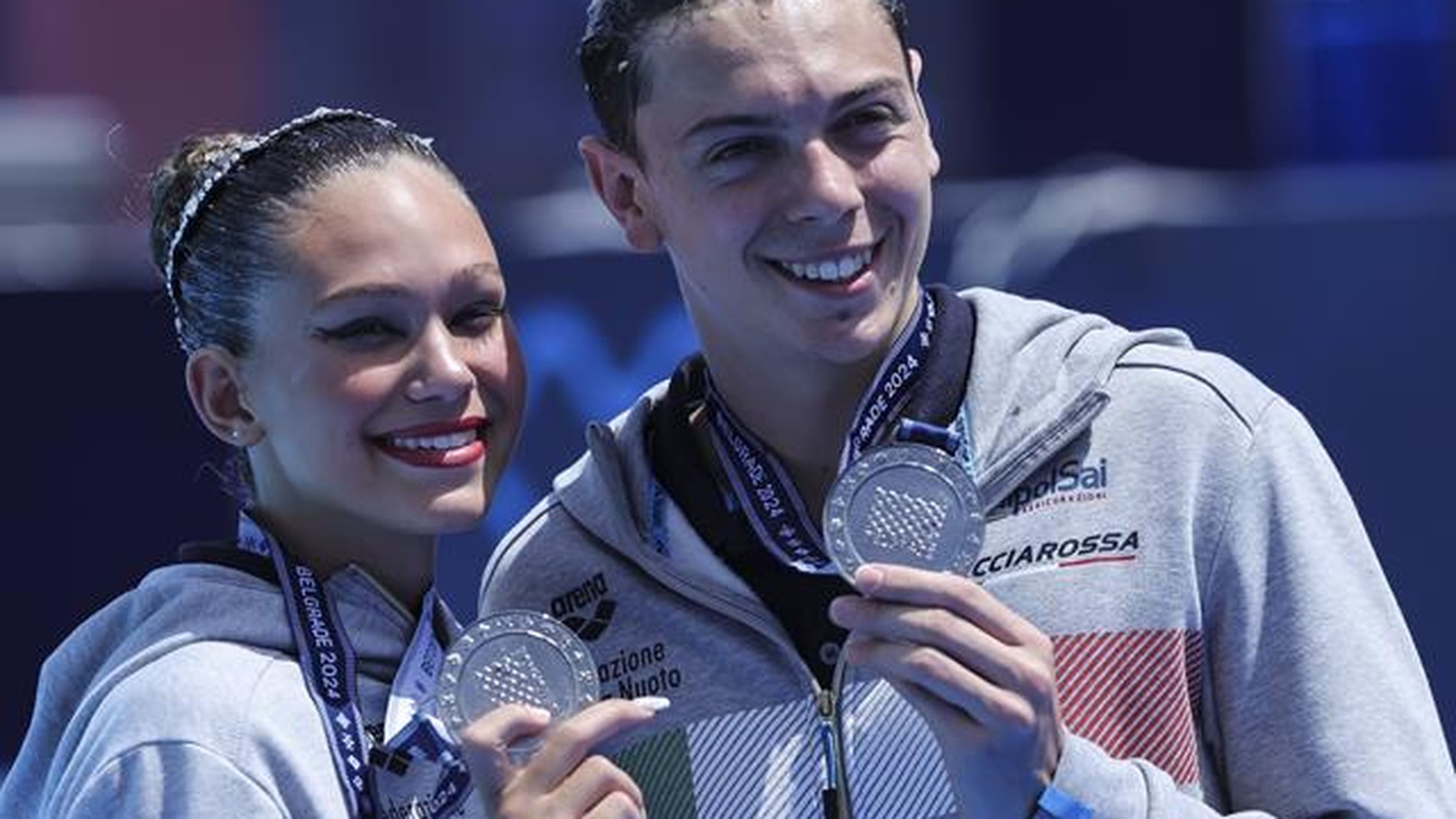 Nuoto Artistico, Europei 2024 - Filippo Pelati e Sarah Rizea ...