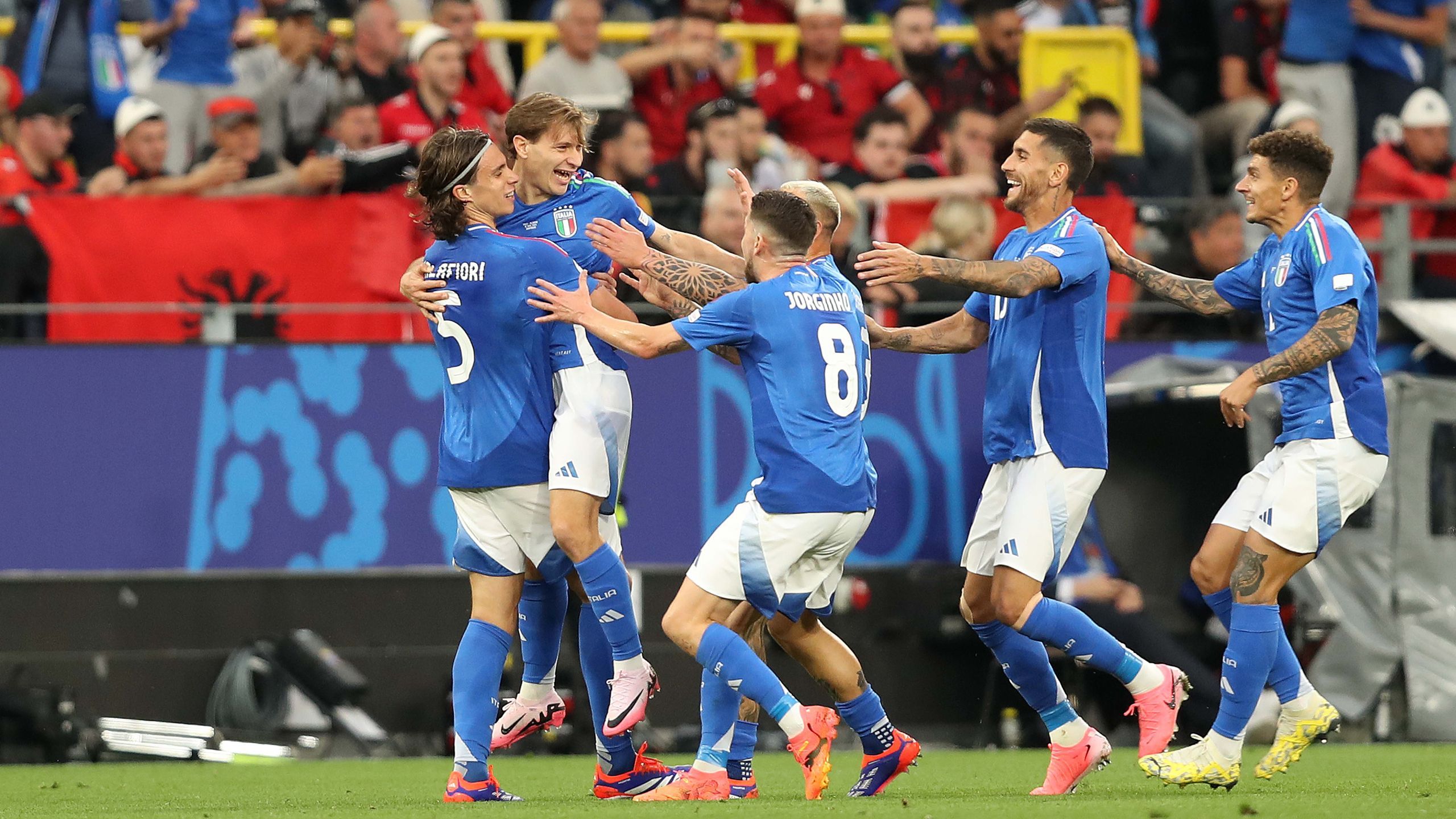Euro 2024 | Il gol più veloce di sempre agli Europei non aiuta l'Albania: l'Italia è troppo forte in una partita tesa