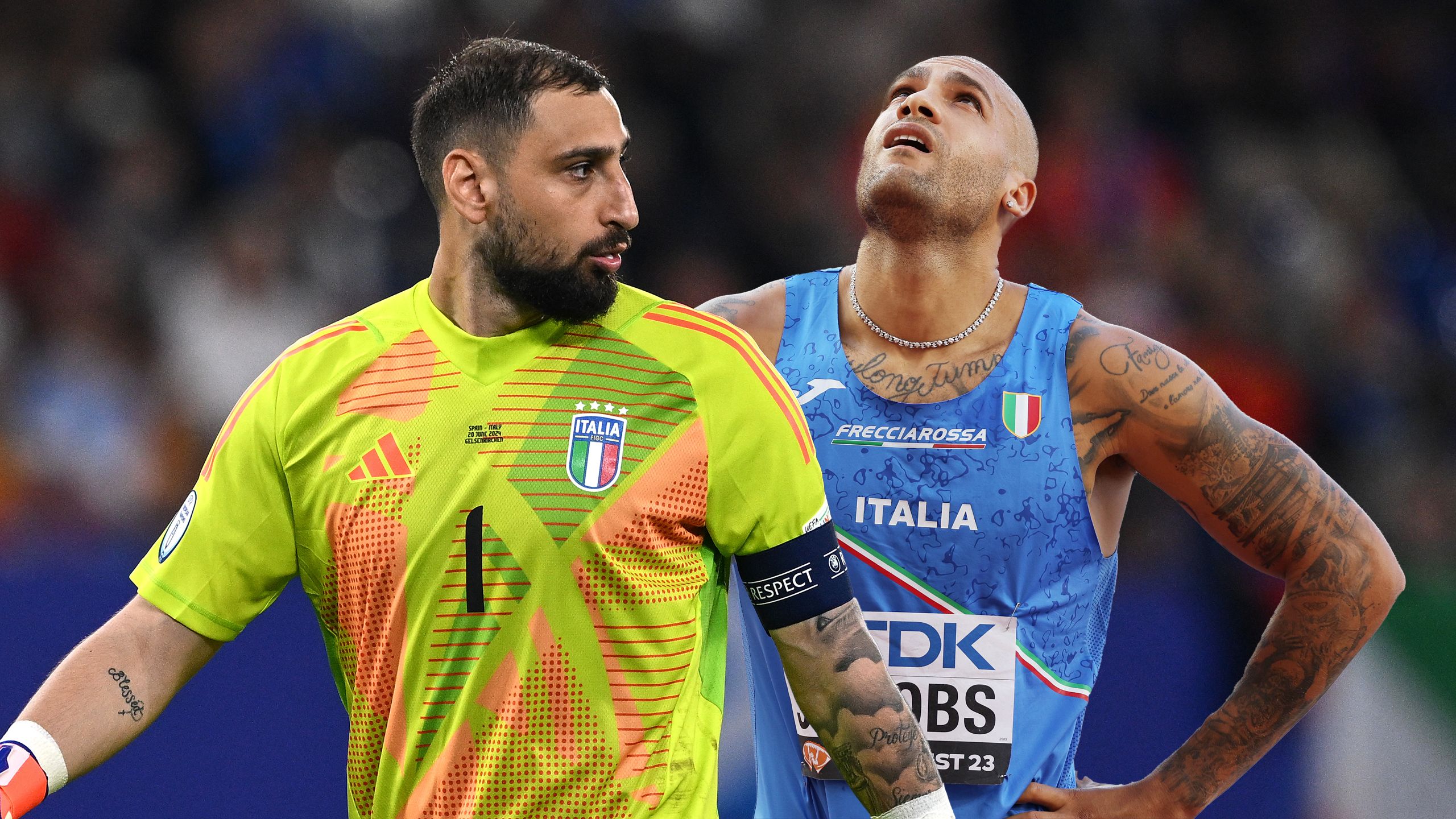 Gigio Donnarumma e Marcell Jacobs sono seguiti da un mental coach nel loro sport